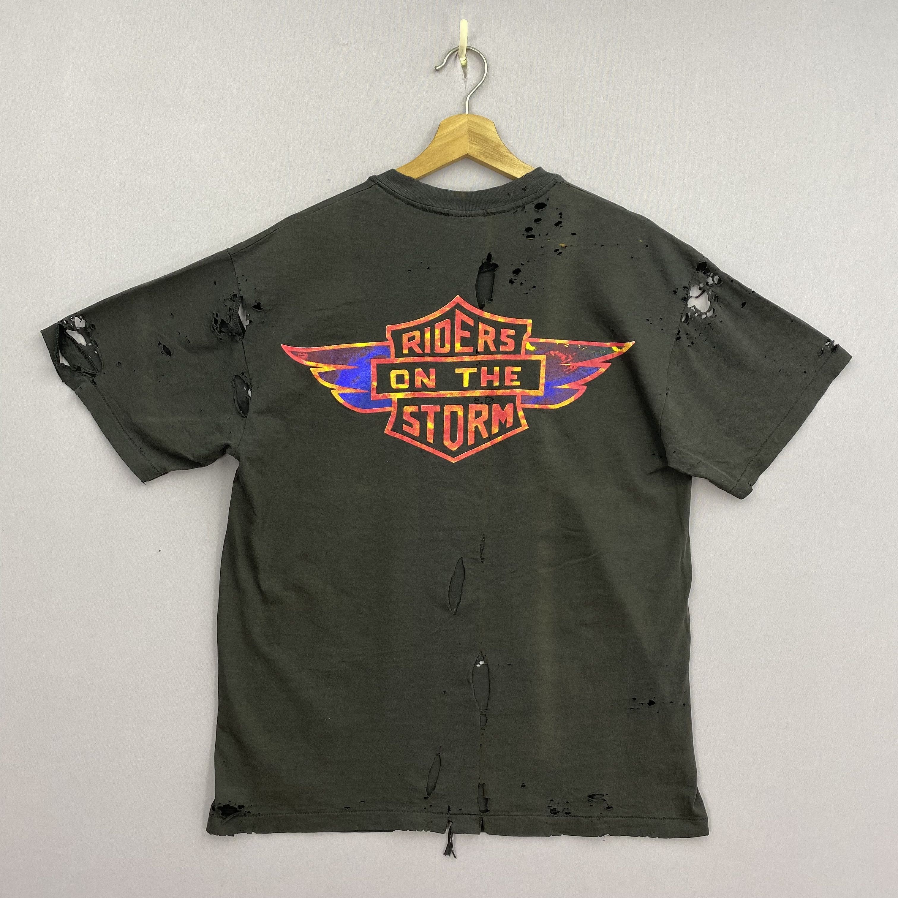 Band Tees × Vintage Vintage 90s The Doors T-Shirts Riders on the storm Tees Size US M / EU 48-50 / 2 - 2 Thumbnail