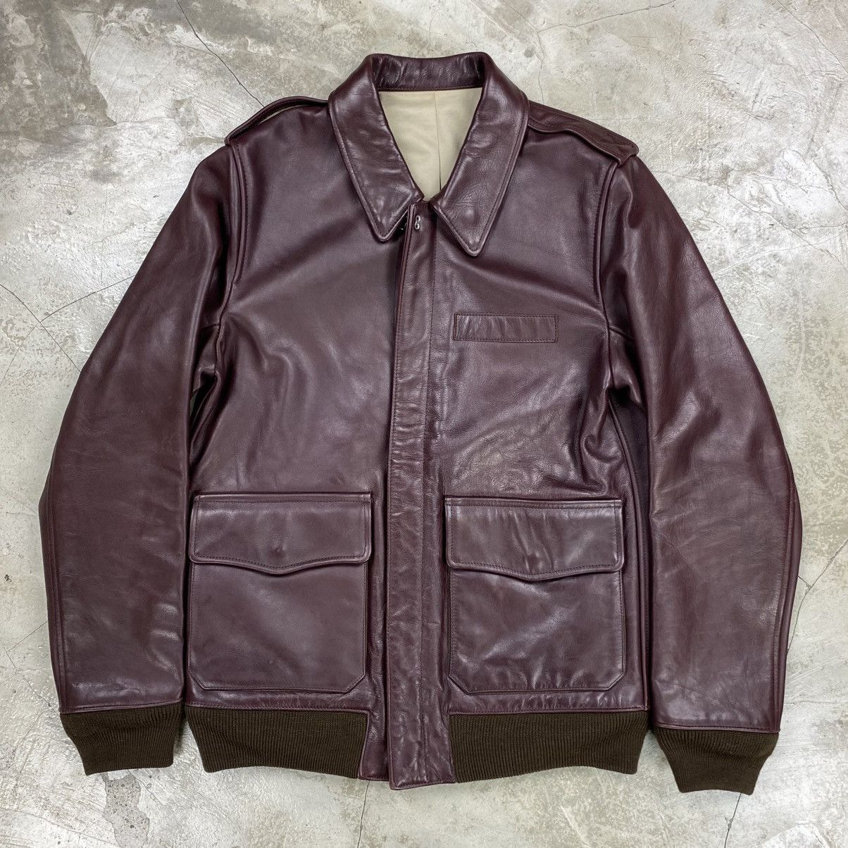 Other Elmandorf A2 JKT IT Leather Jacket Size US M / EU 48-50 / 2 - 1 Thumbnail