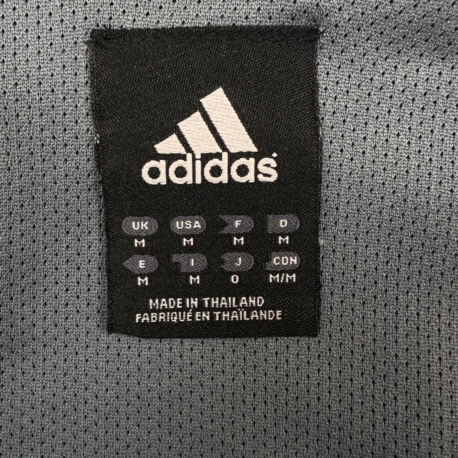 Adidas × Vintage Adidas Jacket Essentials Stripe Full Zip Windbreaker Bomber Size US M / EU 48-50 / 2 - 7 Thumbnail