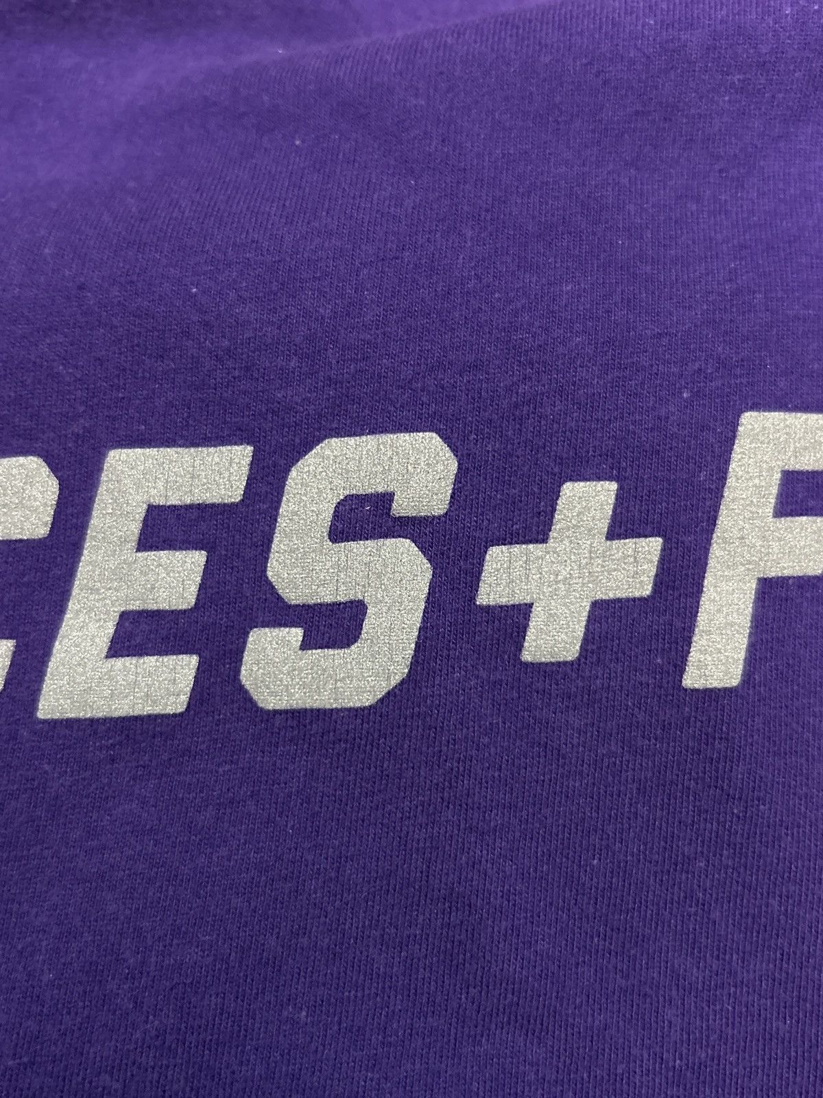 Places + Faces Places + Faces Reflective Double Side logo purple t-shirt Size US L / EU 52-54 / 3 - 5 Thumbnail