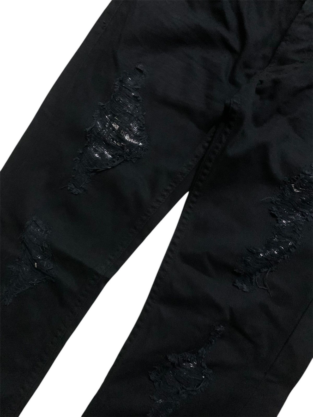 Hysteric Glamour 💥Vintage Japanese Brand Gothic Gladnews Ripped Pant Size US 31 - 6 Thumbnail