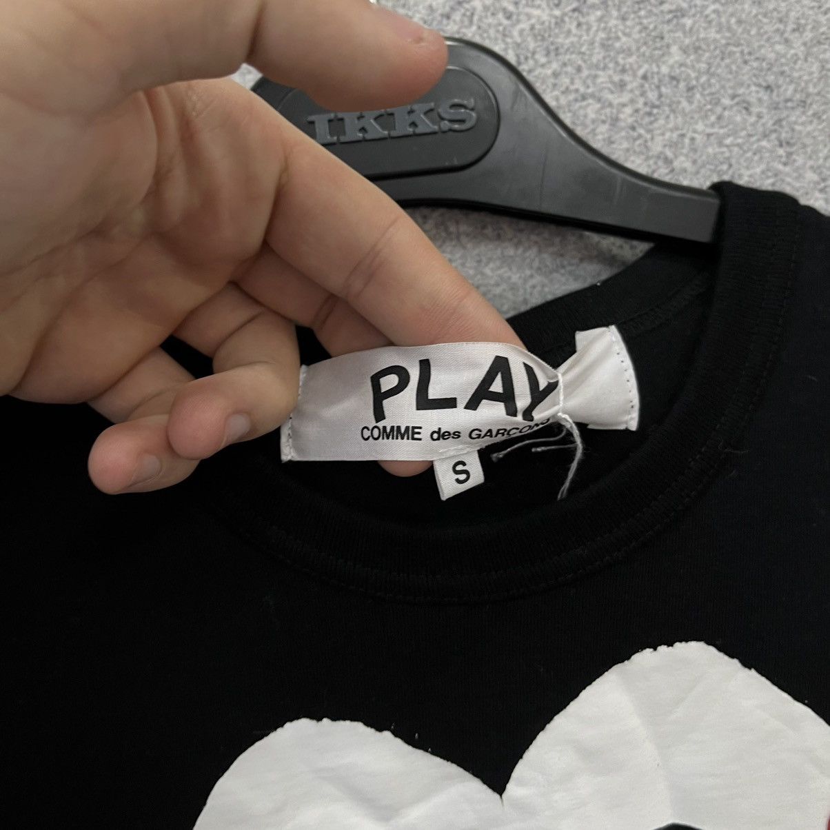 Comme des Garcons PLAY Comme des Garçons PLAY T-shirt Big Double Heart Logo Size US S / EU 44-46 / 1 - 9 Thumbnail