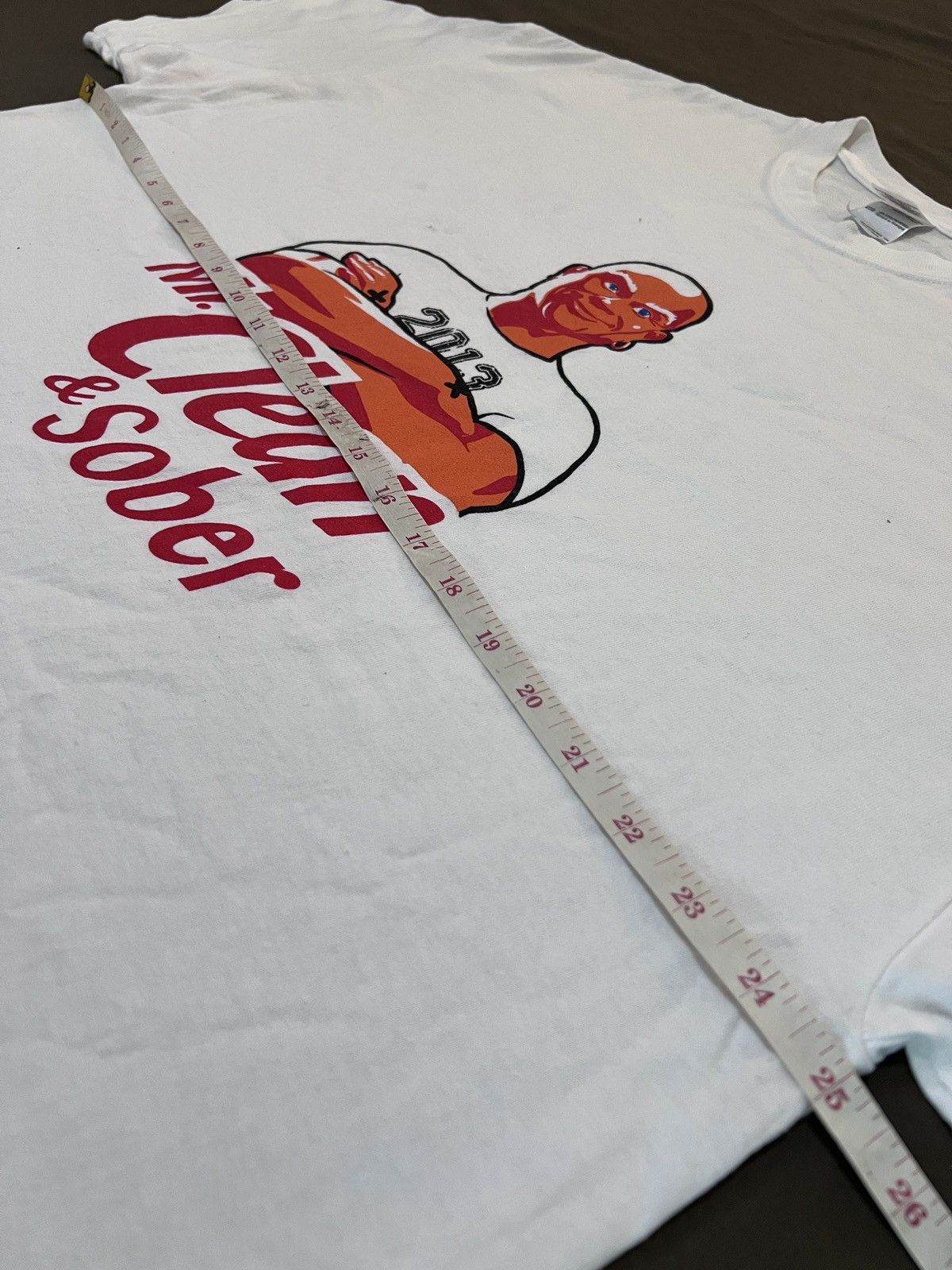 Gildan × Vintage Vintage Y2K Mr Clean & Sober Logo Graphic Promo Tee 2XL Size US XXL / EU 58 / 5 - 6 Thumbnail