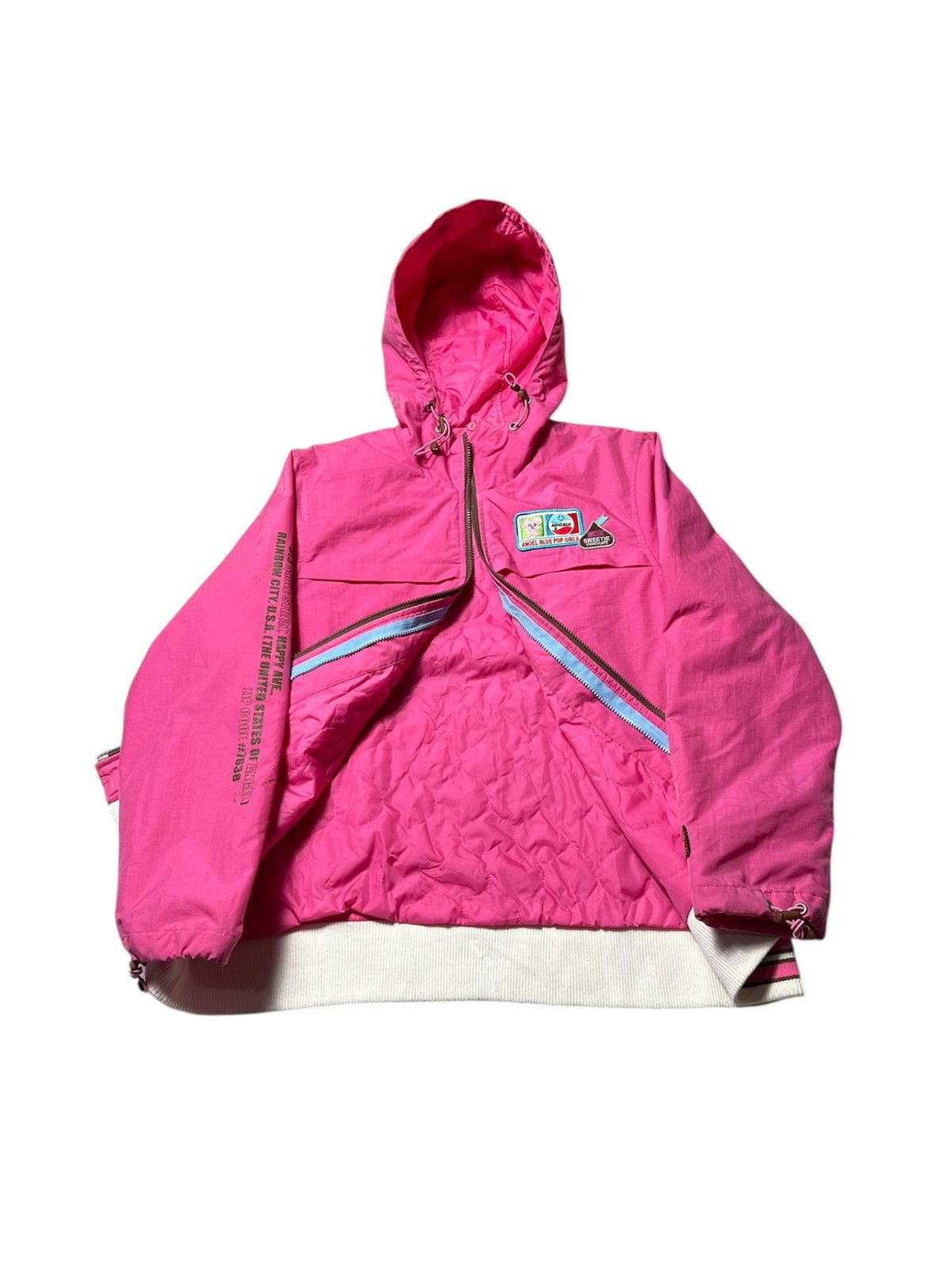 Japanese Brand Japanese Brand Angel Blue Hoodie Jacket Size M / US 6-8 / IT 42-44 - 1 Thumbnail