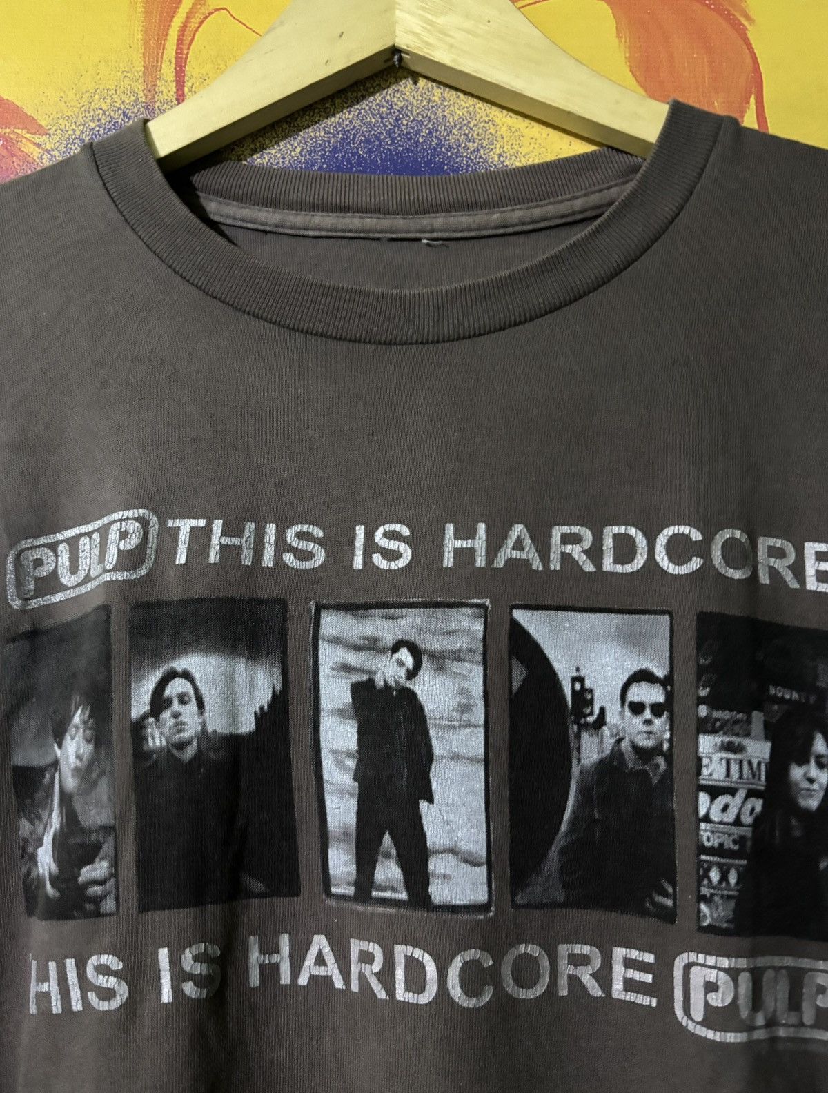 Band Tees Vintage Pulp This is hard core tee oasis blur Size US L / EU 52-54 / 3 - 4 Thumbnail