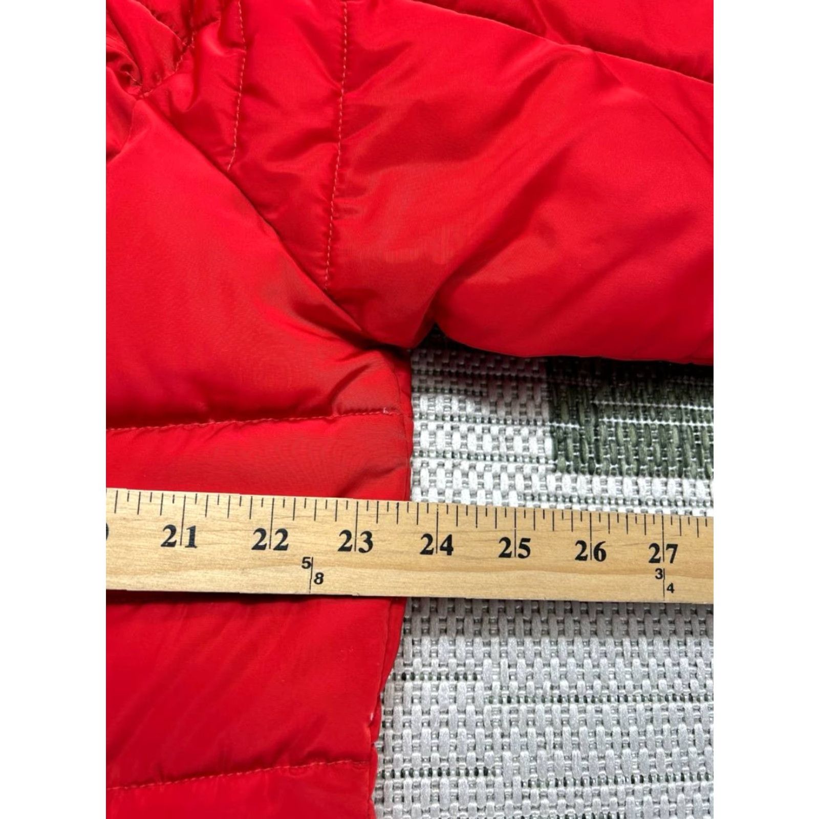 Calvin Klein Calvin Klein Jacket Womens 1X Red Insulated Full Zip Puffer Shirt Size XL / US 12-14 / IT 48-50 - 7 Thumbnail