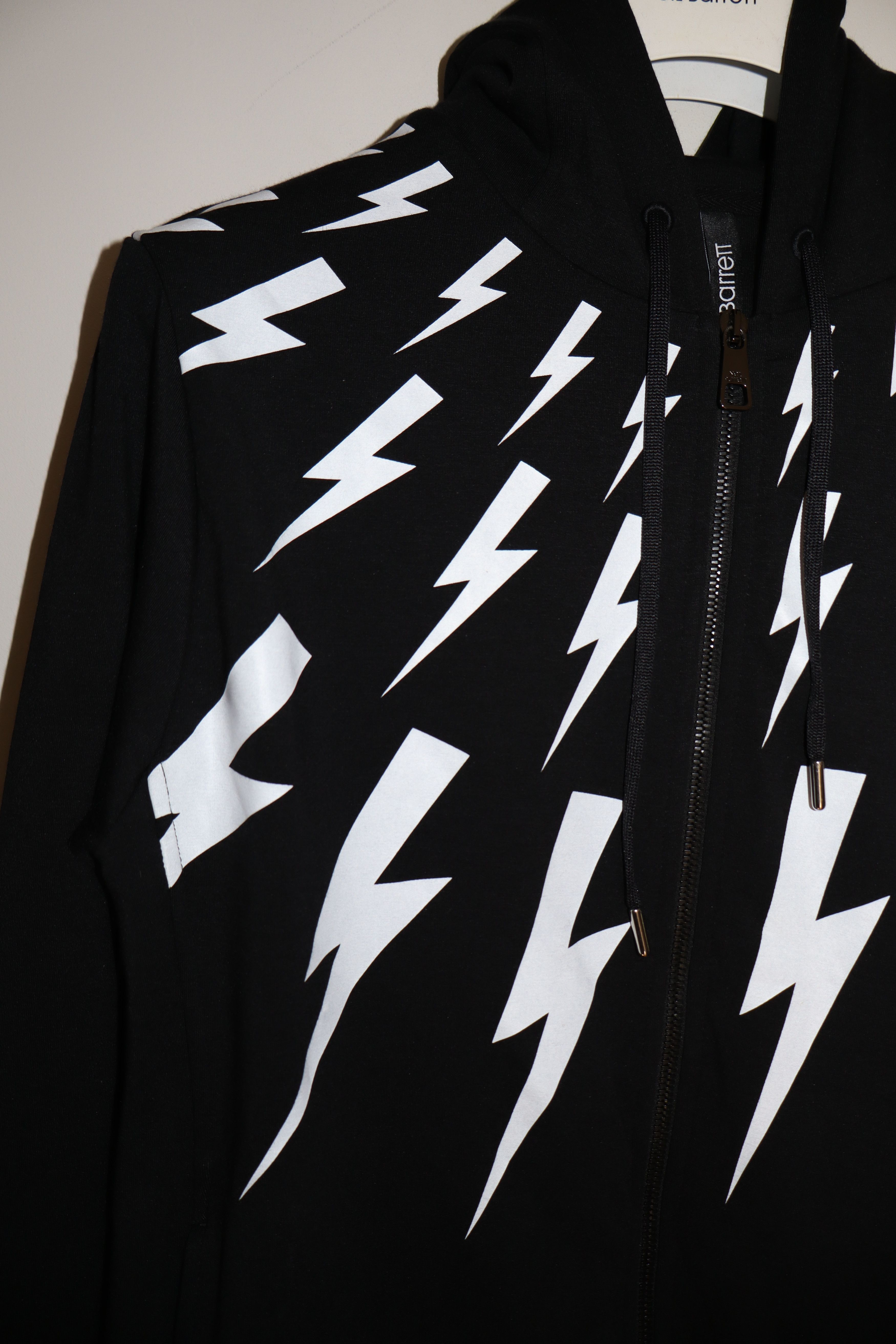 Neil Barrett Lightning bolt print hoodie Size US S / EU 44-46 / 1 - 2 Thumbnail