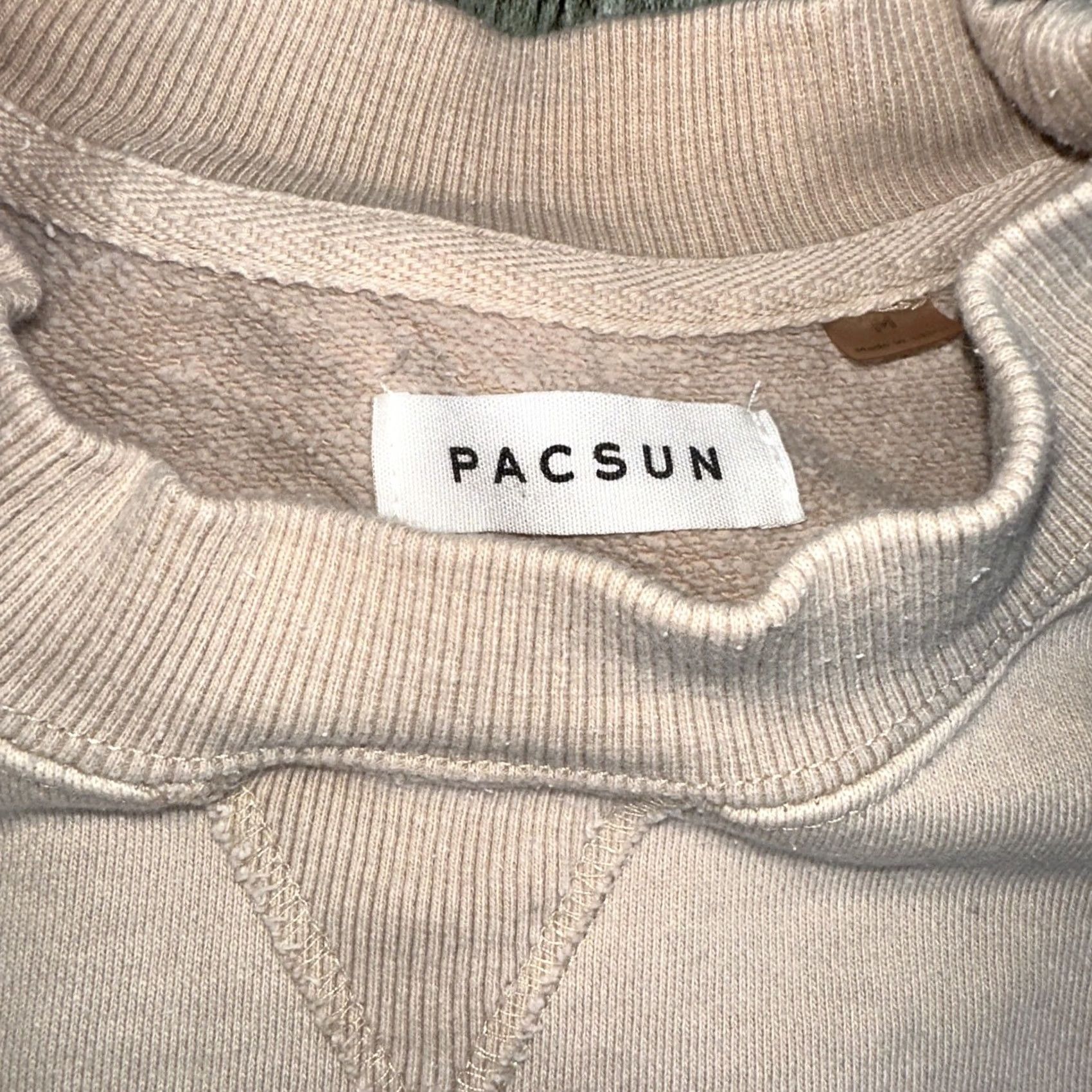 Pacsun VINTAGE PacSun Mens Crewneck Sweater M Brown? Size US M / EU 48-50 / 2 - 2 Thumbnail