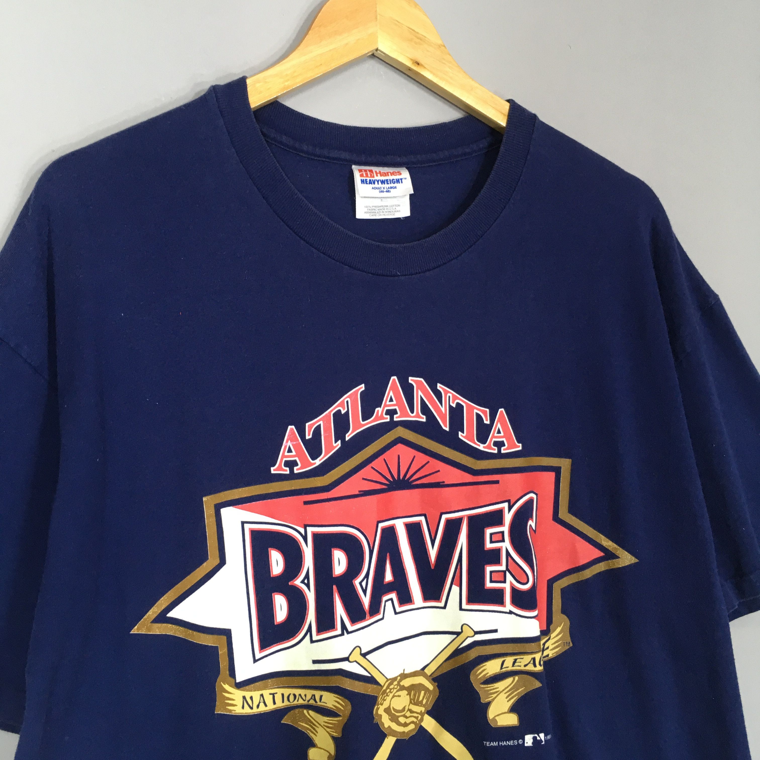 Other Vintage 90s Atlanta Braves Mlb T Shirt XLarge Size US XL / EU 56 / 4 - 3 Thumbnail