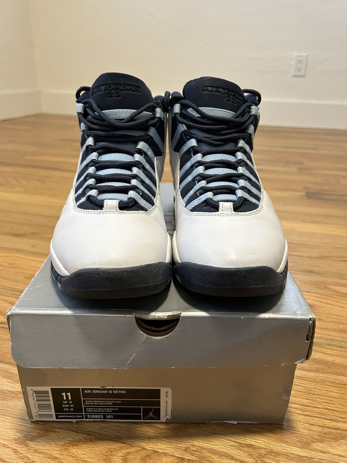 Nike Nike Air Jordan 10 Retro Ice Blue size 11 Size US 11 / EU 44 - 4 Thumbnail
