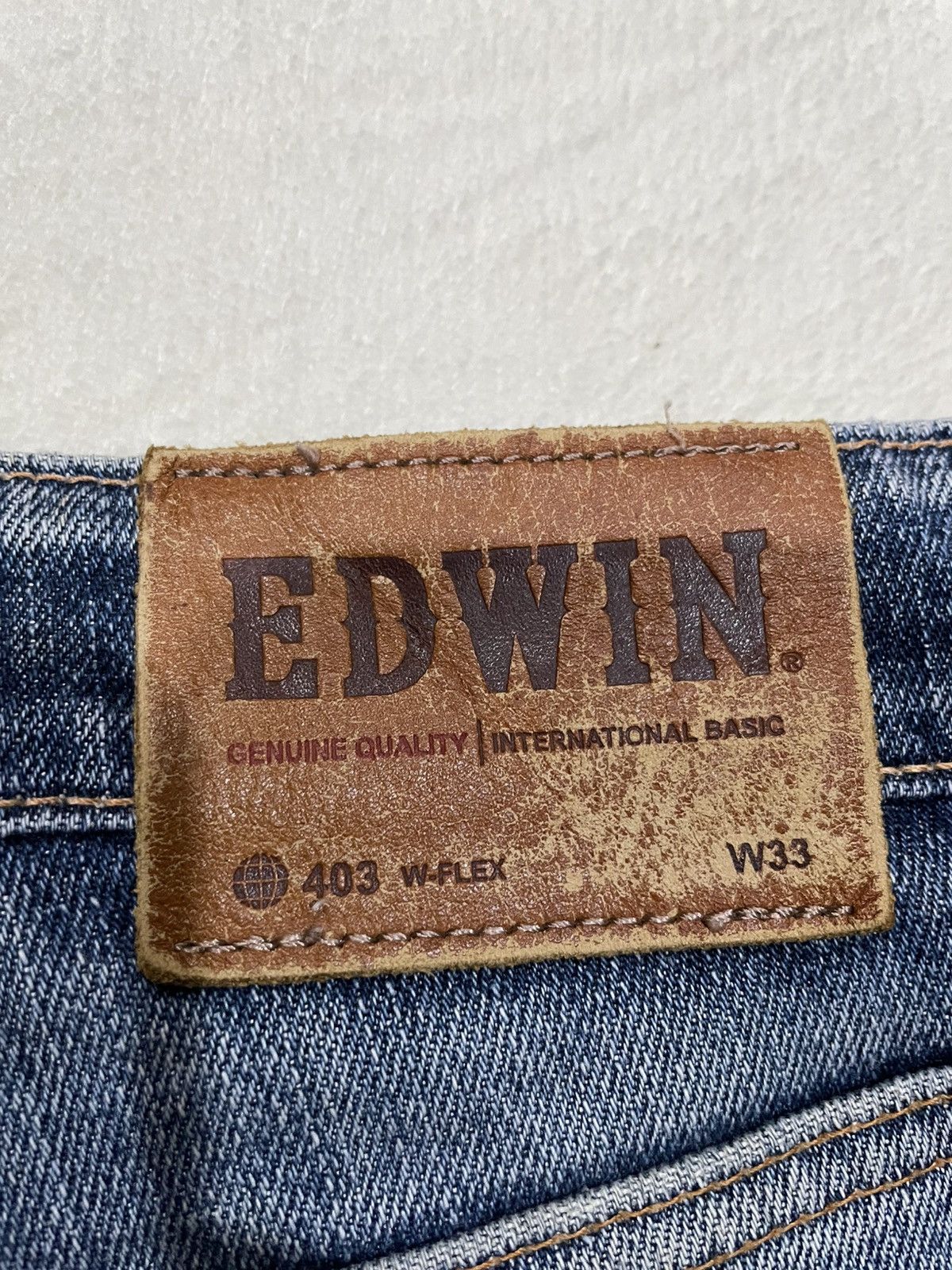 Edwin Vintage Edwin International Basic Distressed Mudwash Jeans Size US 34 / EU 50 - 17 Thumbnail