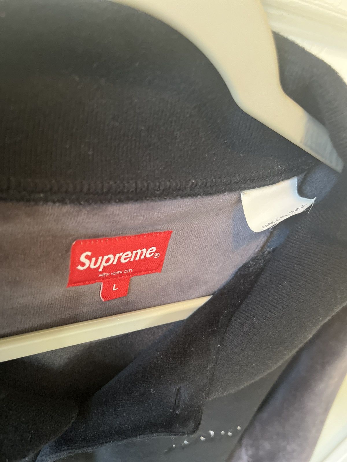 Supreme Paneled Velour L/S Polo Size US L / EU 52-54 / 3 - 5 Thumbnail