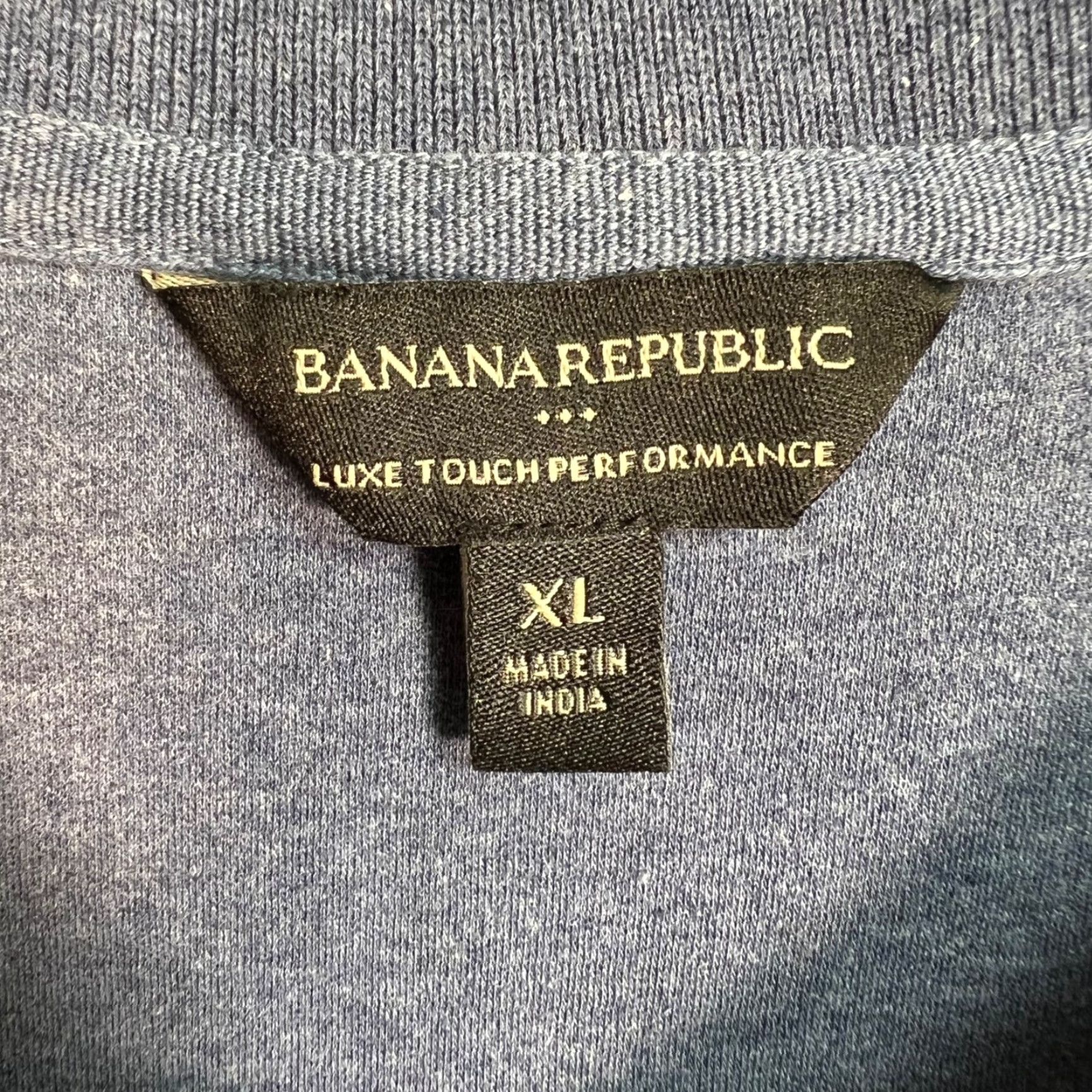 Banana Republic Banana Republic Polo Shirt XL Blue Short Sleeve Mens Size US XL / EU 56 / 4 - 3 Thumbnail