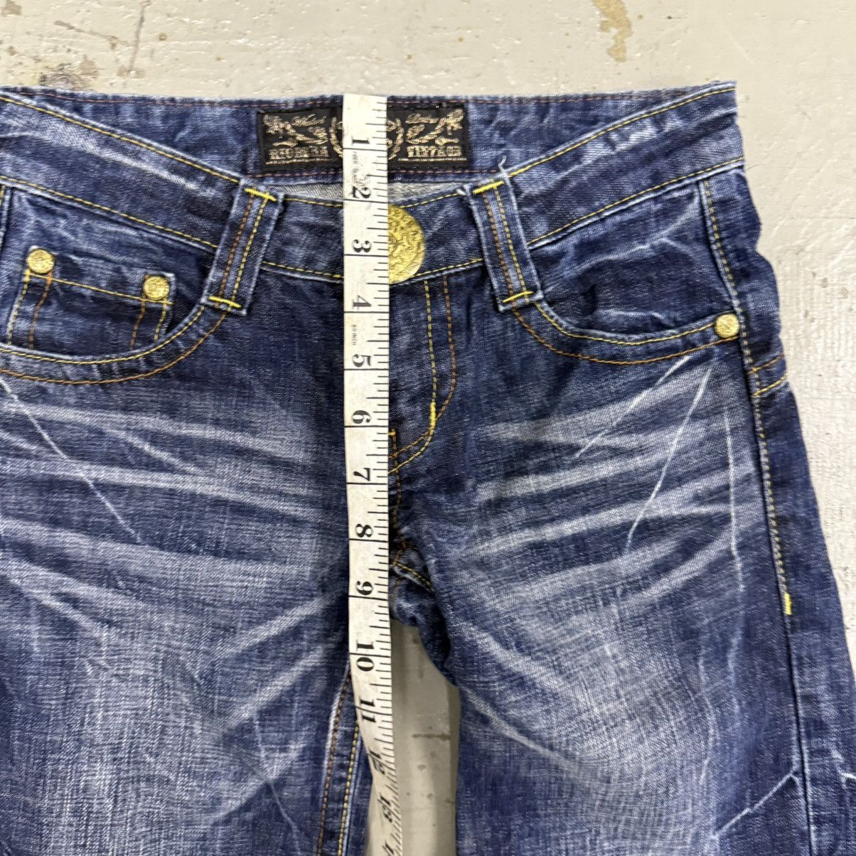 Beauty Beast 🔥Flared🔥 Japanese Riobera Rhine Stone Jeans🔥 Size US 26 / EU 42 - 9 Thumbnail