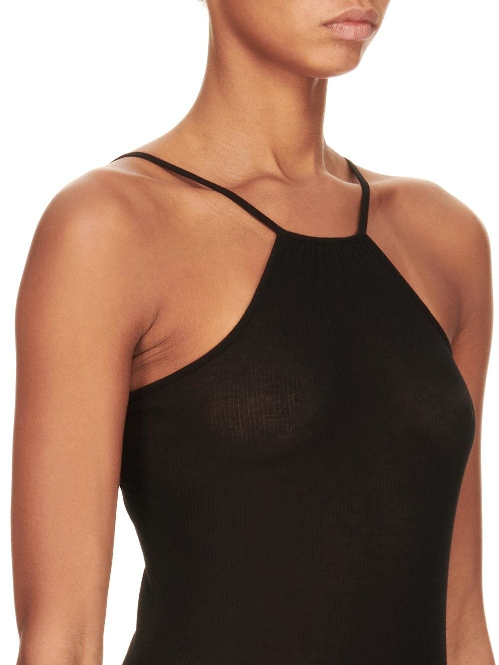 Rick Owens o1y0126 Midi Dress in Black Size S / US 4 / IT 40 - 4 Thumbnail