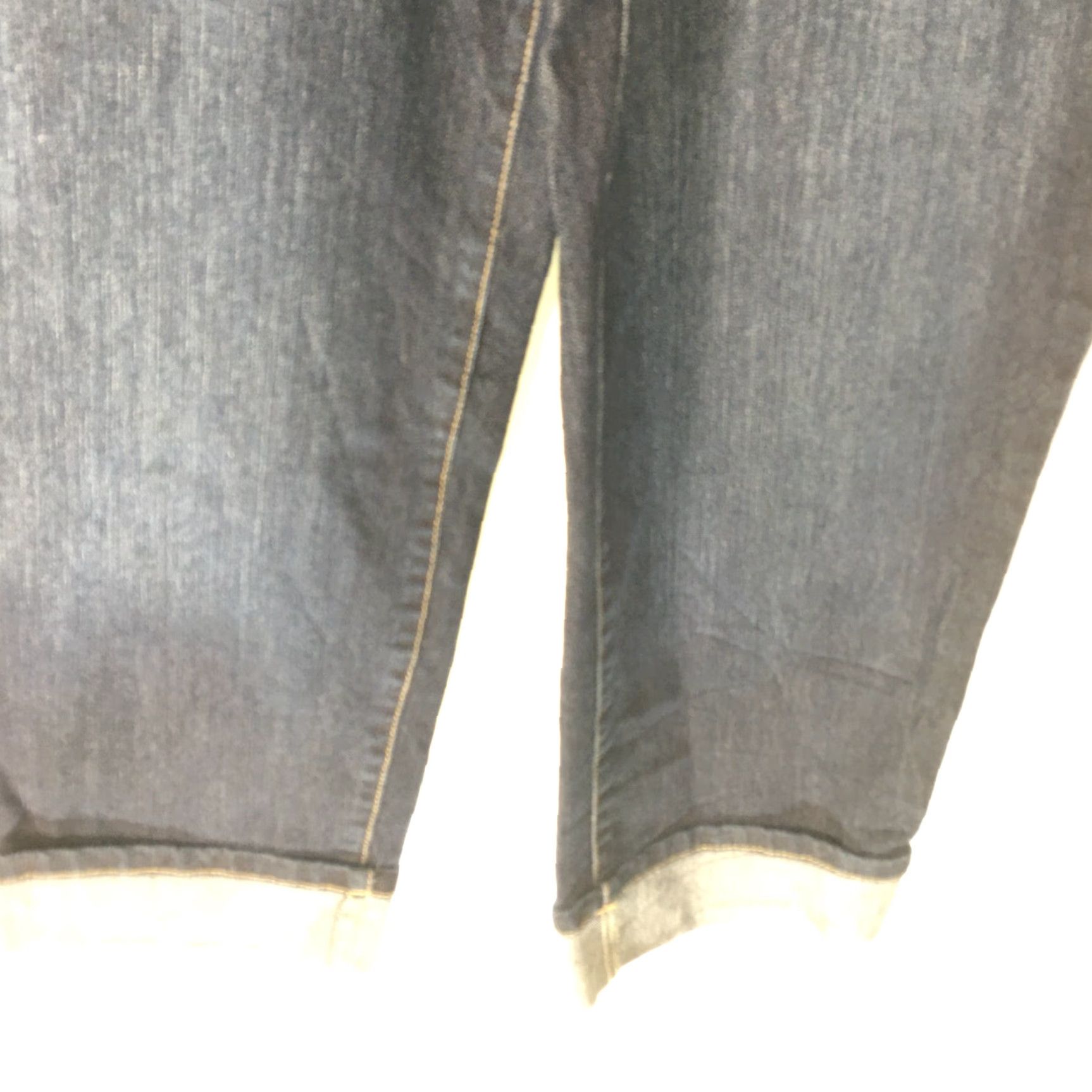 Vintage Style&co. Women Capri Jeans Denim Blue 10 Straight Leg 31in Inseam 5-Pocket Zipper Button High Rise 42in Waist Medium Wash Stretch Size 32" / US 10 / IT 46 - 5 Thumbnail