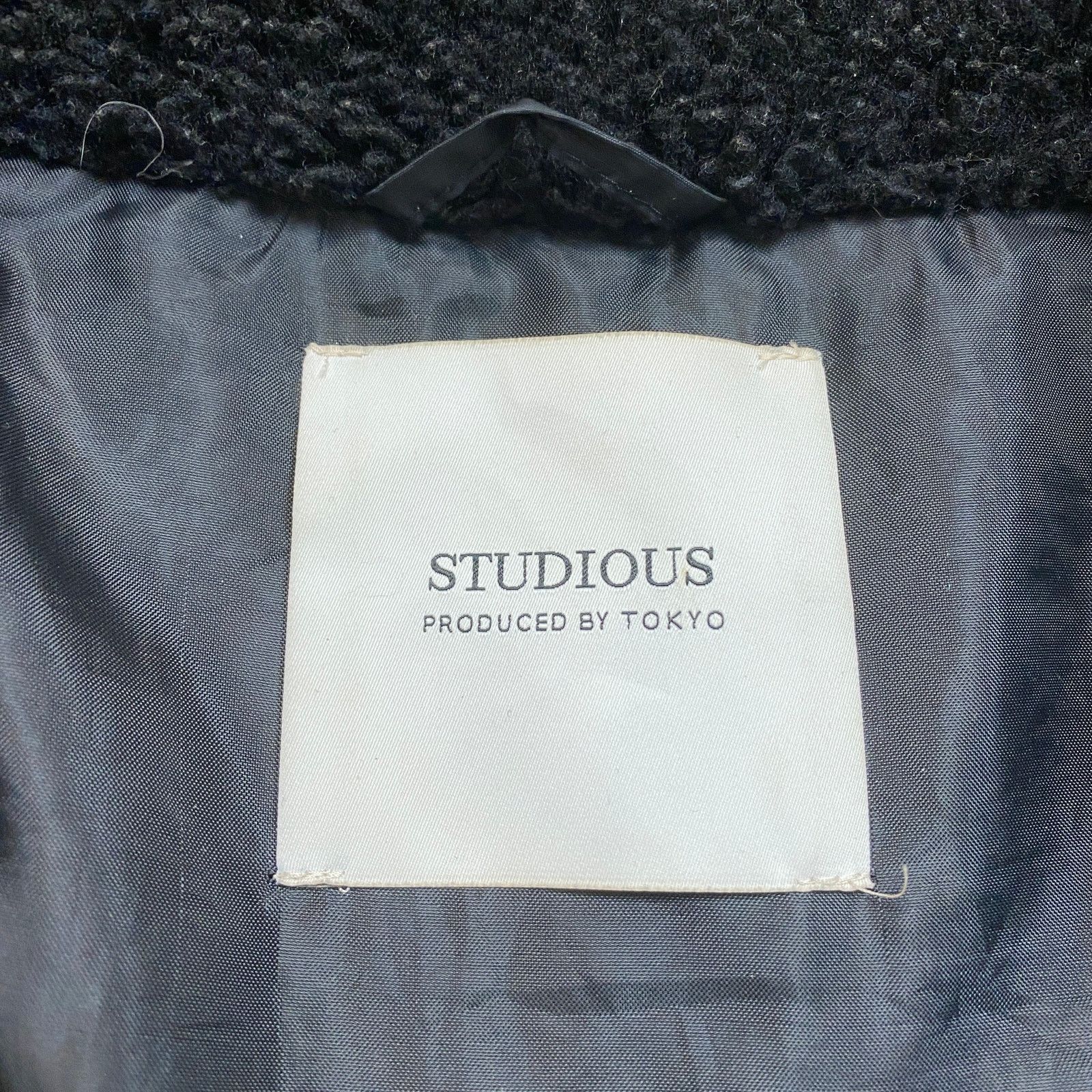 Japanese Brand × STUDIOUS Rare Studious Tokyo Japan Deep Pile Sherpa Fleece Jacket 3/L Size US L / EU 52-54 / 3 - 4 Thumbnail