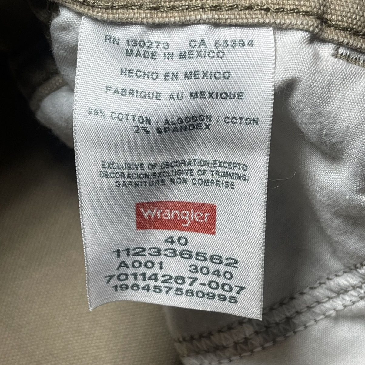 Wrangler Vintage Wrangler Mens Carpenter Shorts Tan Khaki 40 Y2K Size US 39 - 3 Thumbnail