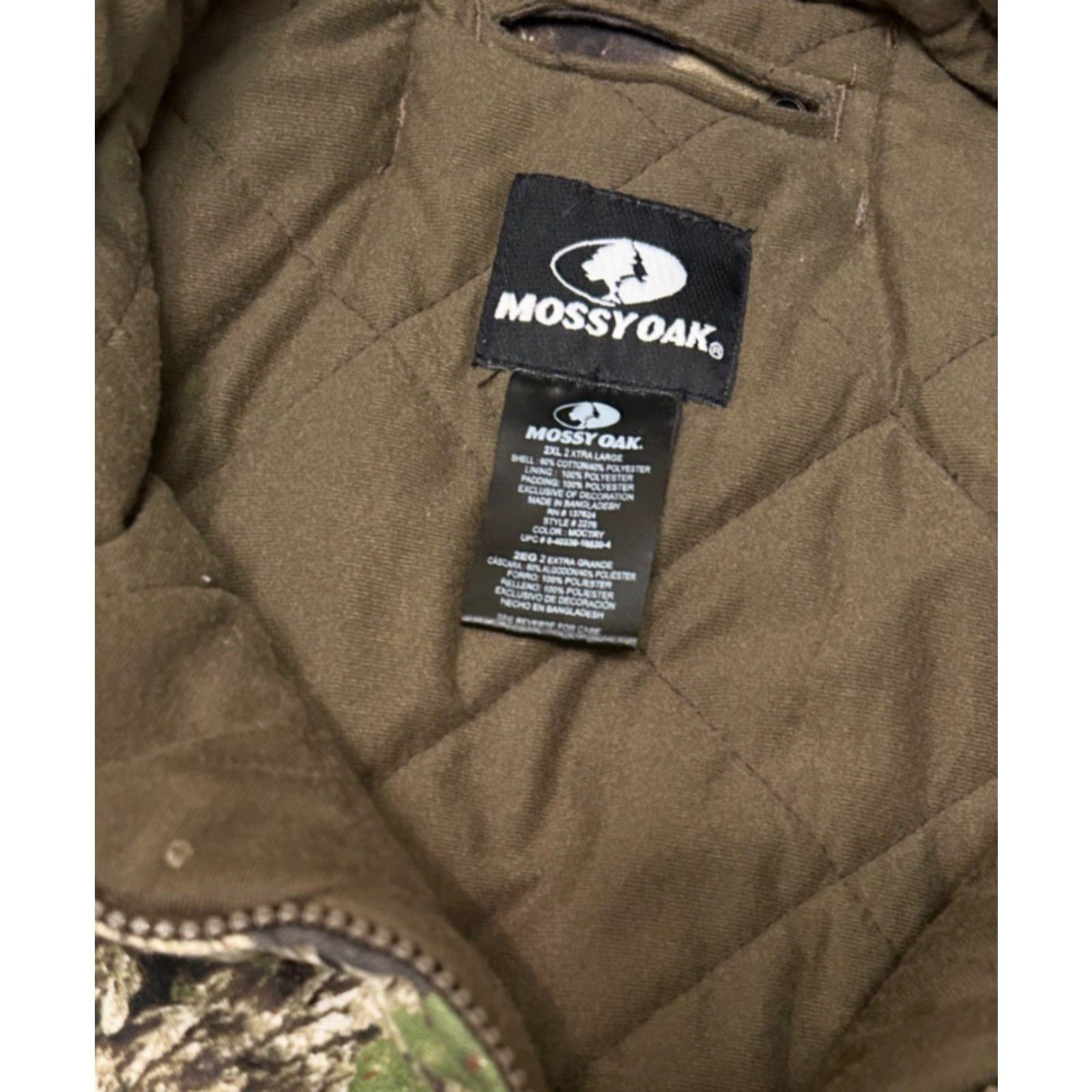Vintage VINTAGE Mossy Oak Real Tree Camo Hunter Work Detroit Hoodie Jacket 2XL Mens Size US XXL / EU 58 / 5 - 4 Thumbnail