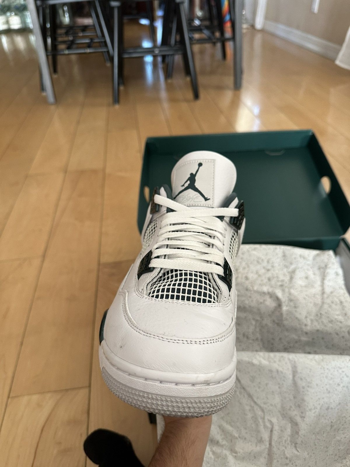 Jordan Brand Jordan 4 Oxidized Green Size US 10 / EU 43 - 3 Thumbnail