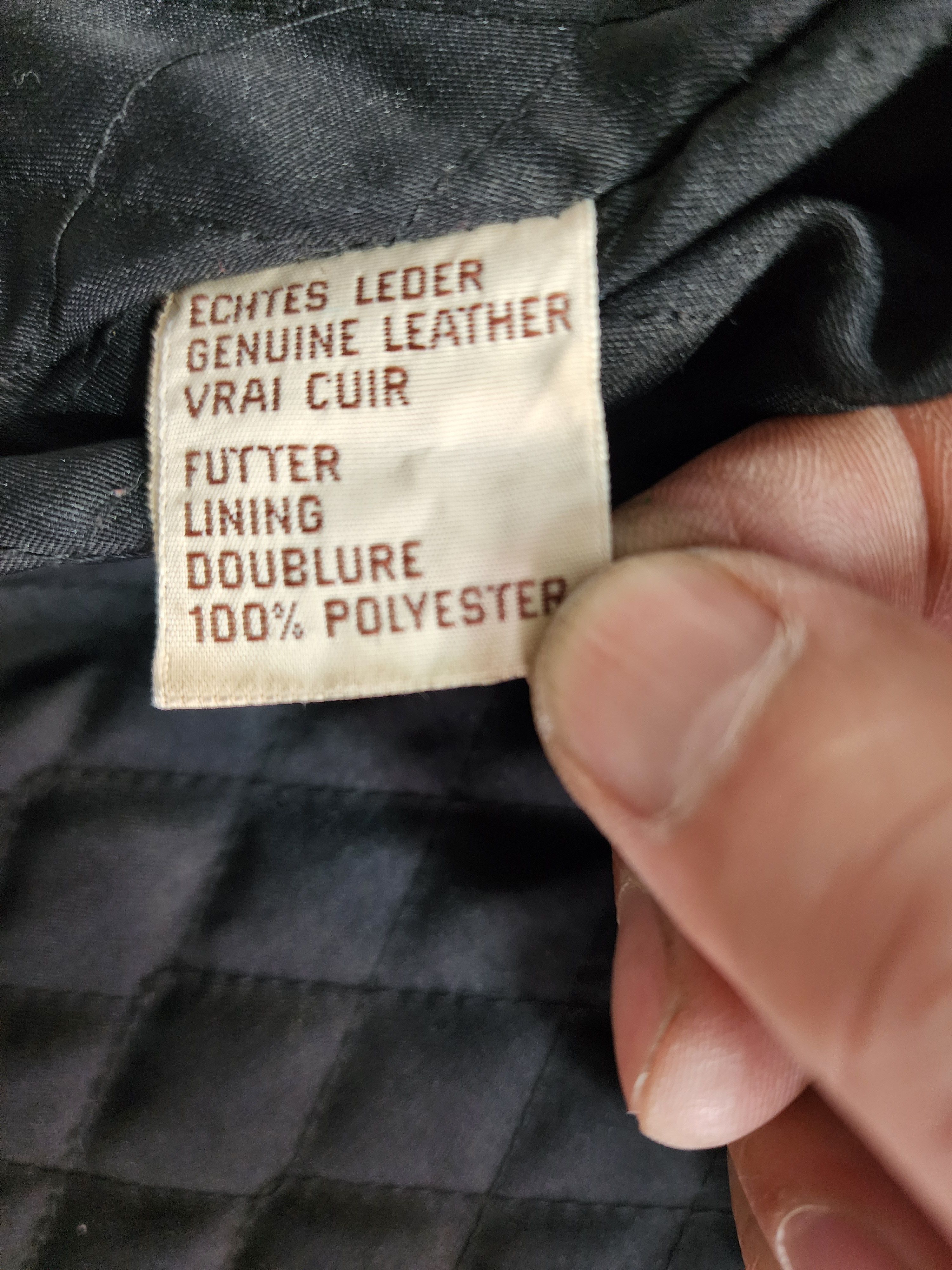 Other Black Leather Jacket: Women's Zippered Leather Coat Size XXL / US 16-18 / IT 52-54 - 9 Thumbnail
