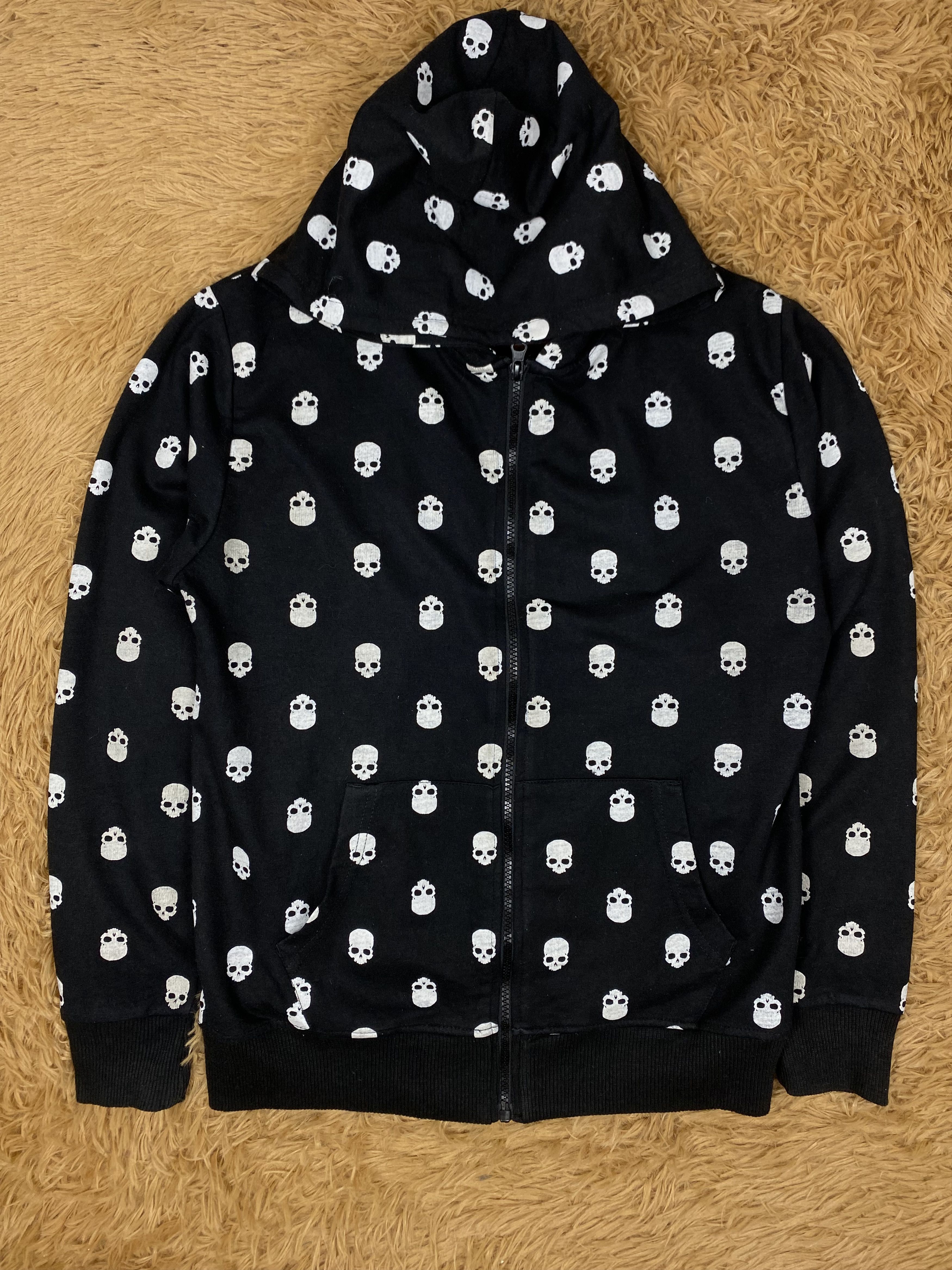 Japanese Brand Vintage Skull Hoodies PS0277 Size US L / EU 52-54 / 3 - 1 Thumbnail