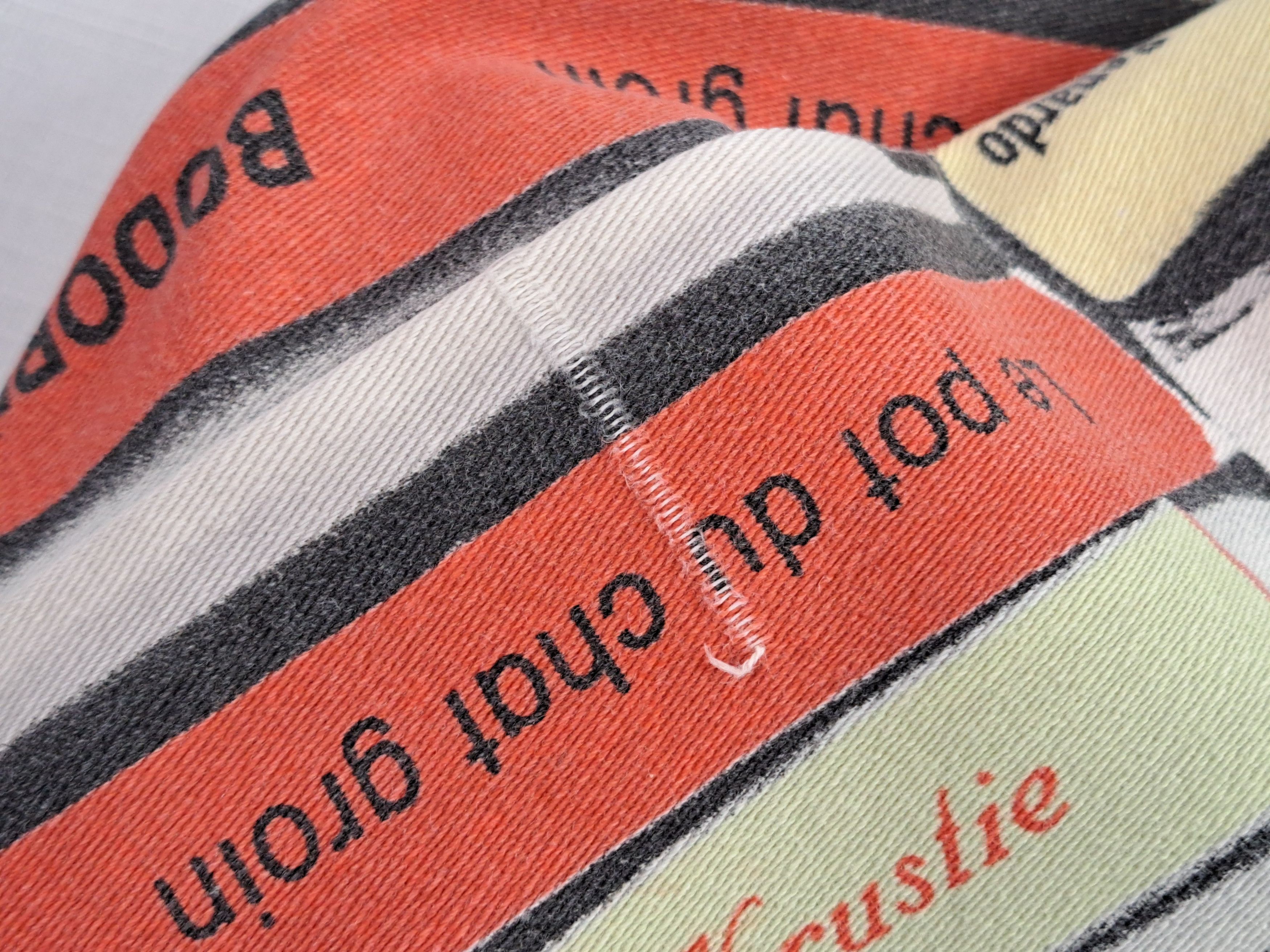 Jean Paul Gaultier × Vintage Vtg Jean Paul Gaultier playful books print jeans. Size 28" / US 6 / IT 42 - 22 Thumbnail