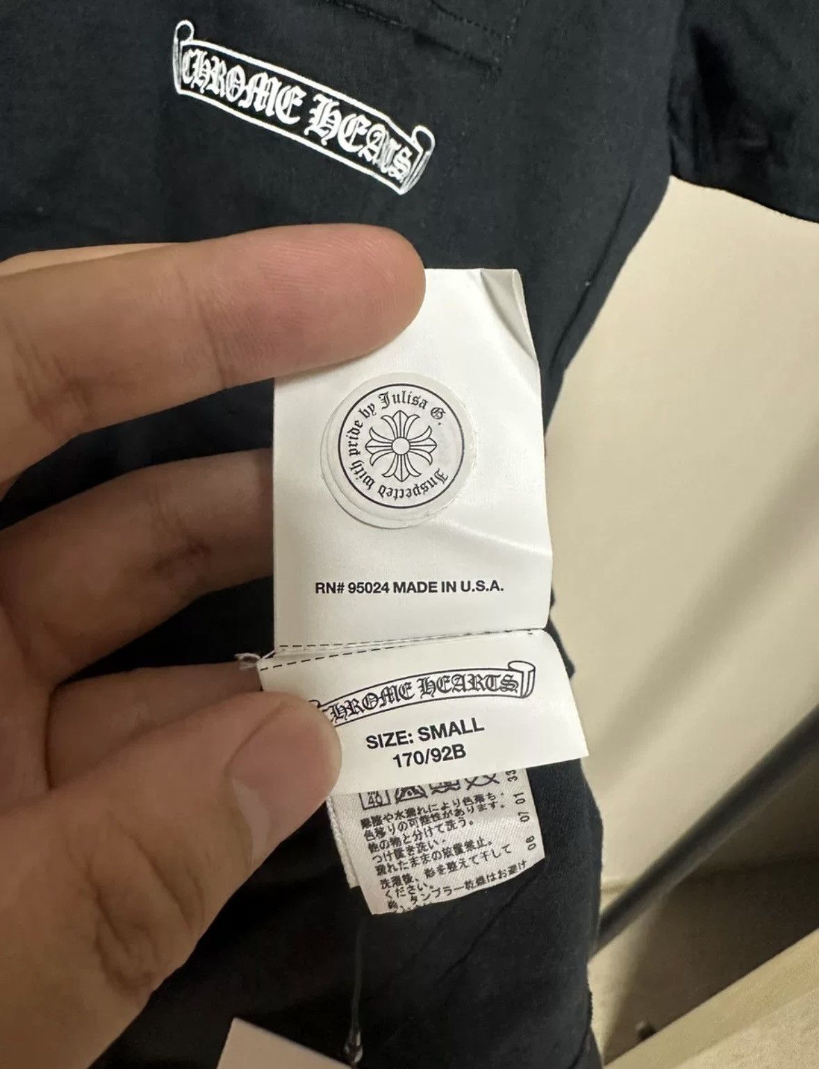 Chrome Hearts Chrome heart tee Size US S / EU 44-46 / 1 - 4 Thumbnail