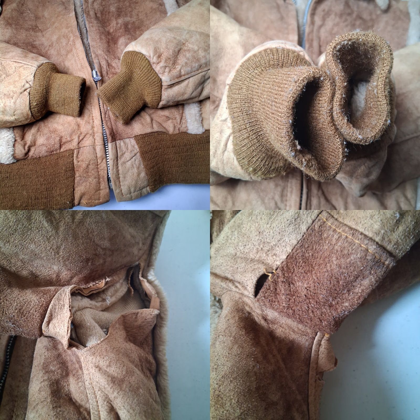 Schott VINTAGE Schott Rancher Jacket Men 42 Suede Leather Sherpa Lined Western read Size US XS / EU 42 / 0 - 11 Thumbnail