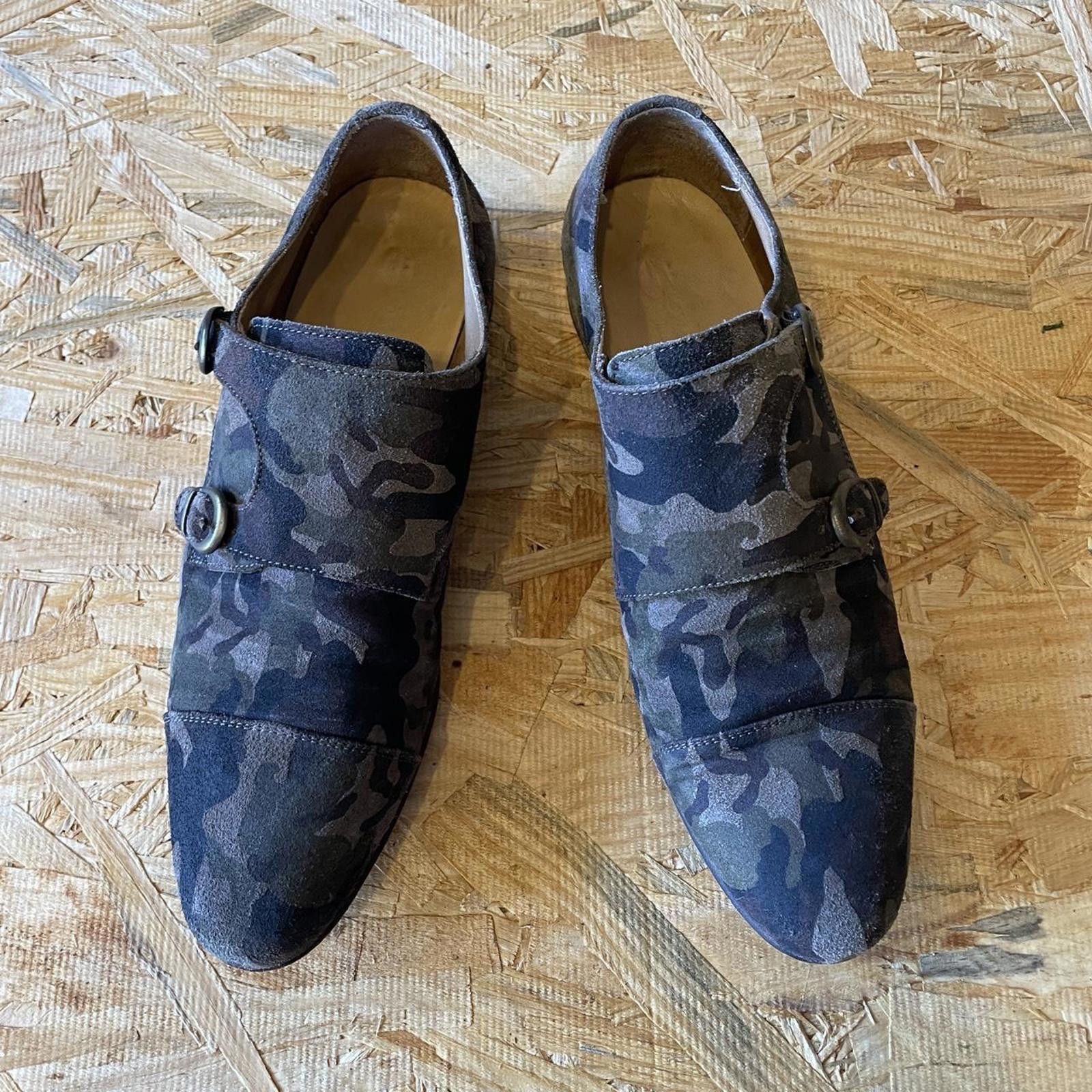 Other [90s Vintage] • : Vintage monk strap camo punk dress shoes. Size US 9 / EU 42 - 3 Thumbnail