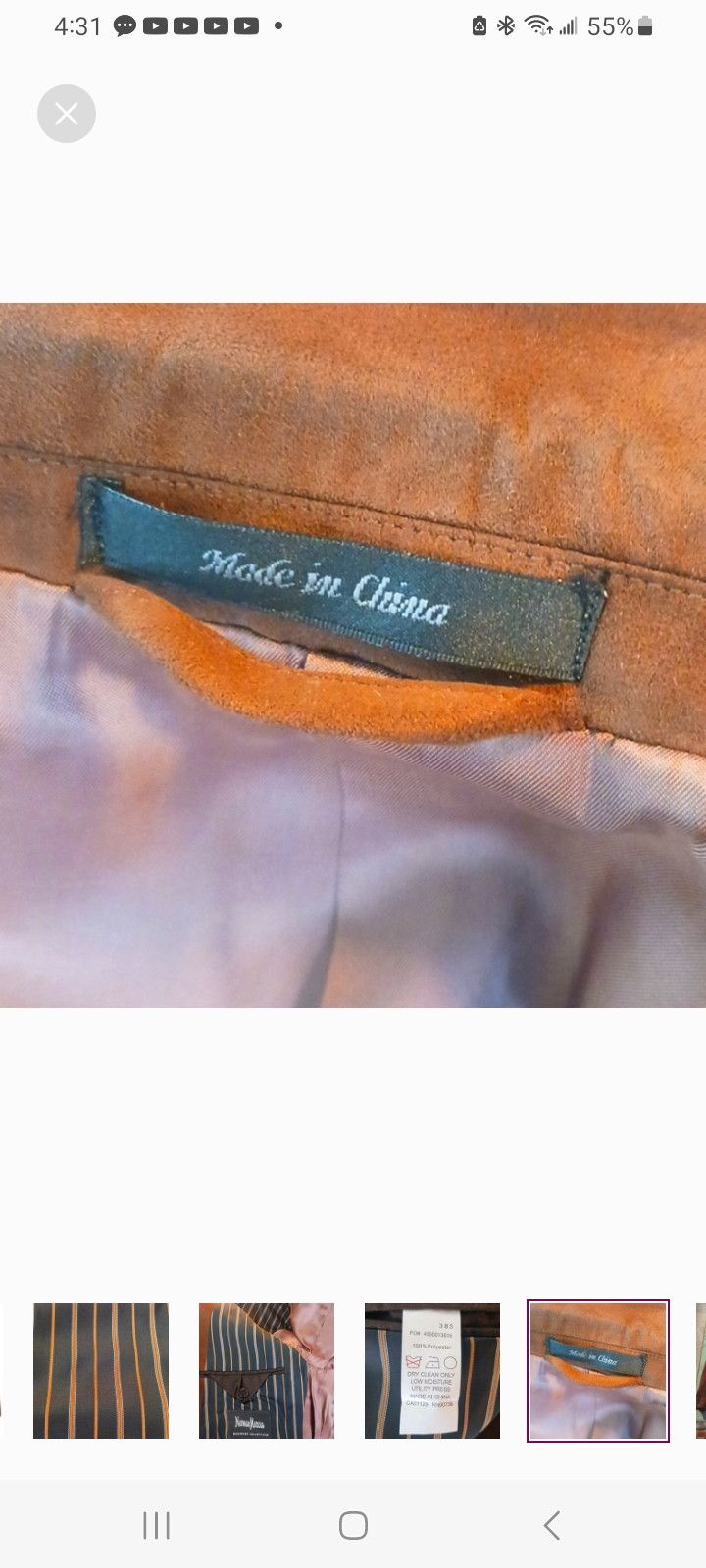 Neiman Marcus Neiman Marcus Designer Collections Brown Sports Jacket Size 38S - 8 Thumbnail