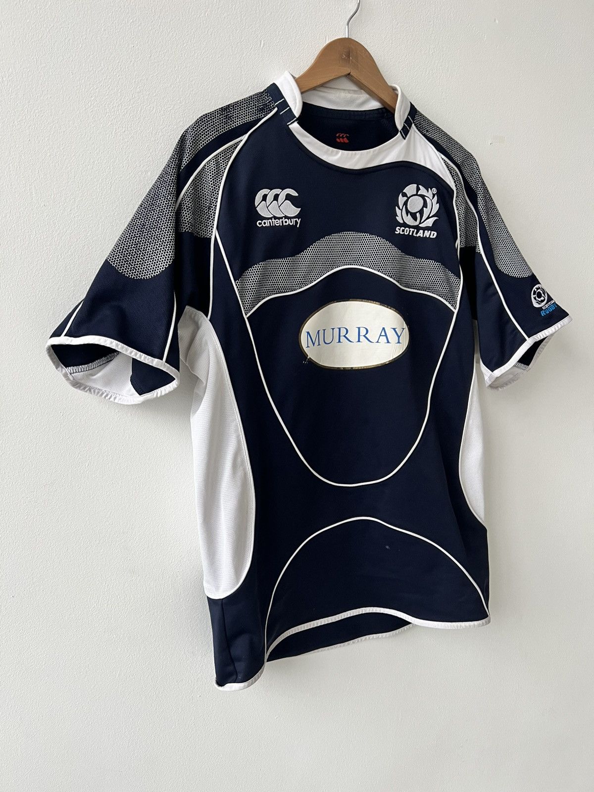 Canterbury of New Zealand × Vintage 🩸RARE🩸Canterbury Scotland Rugby 2008 Vintage Jersey Size US L / EU 52-54 / 3 - 3 Thumbnail