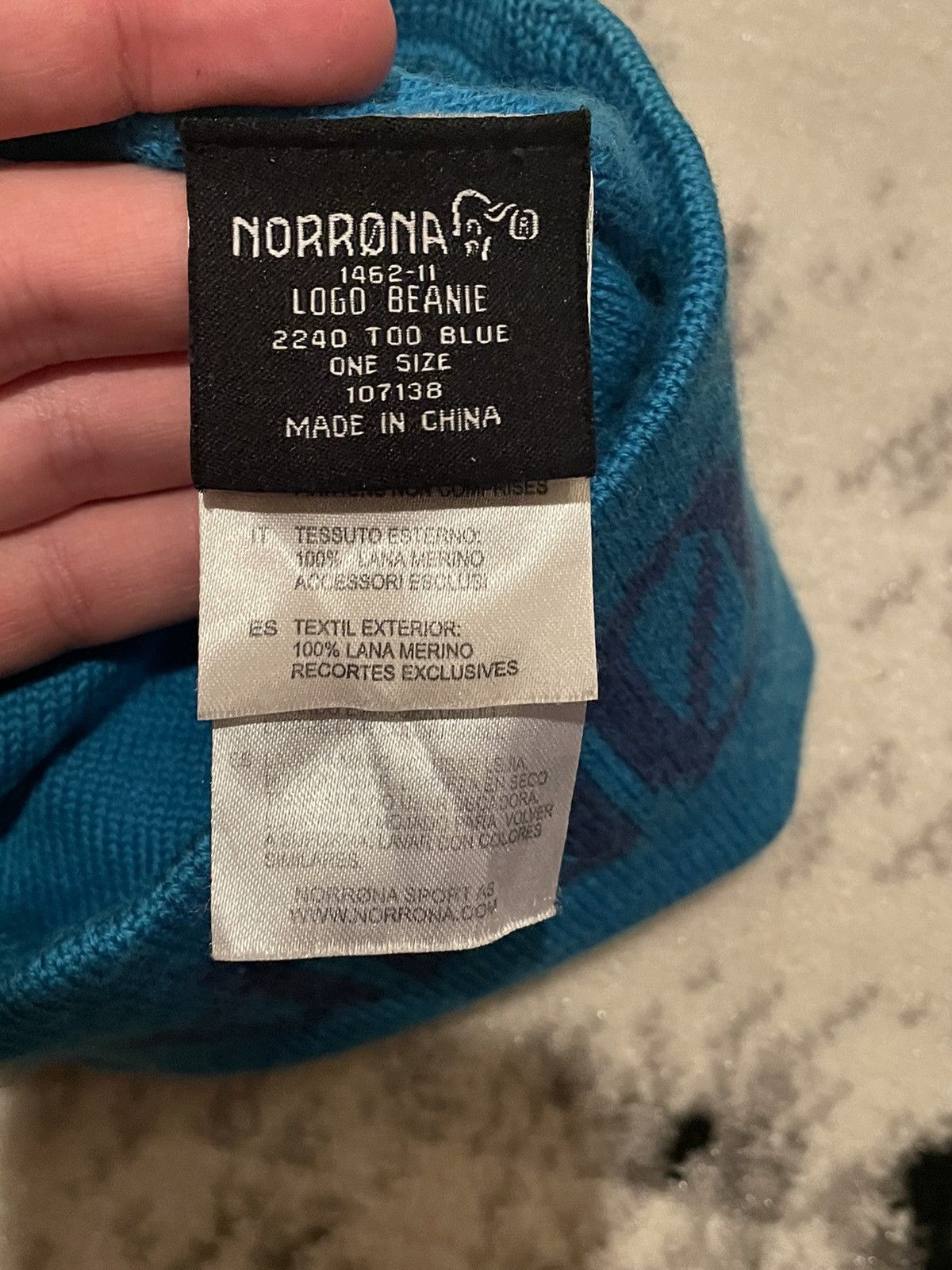 Norrona Norrona Vintage Beanie Hat Outdoor Streetwear Y2K Wool Ski Size ONE SIZE - 4 Thumbnail