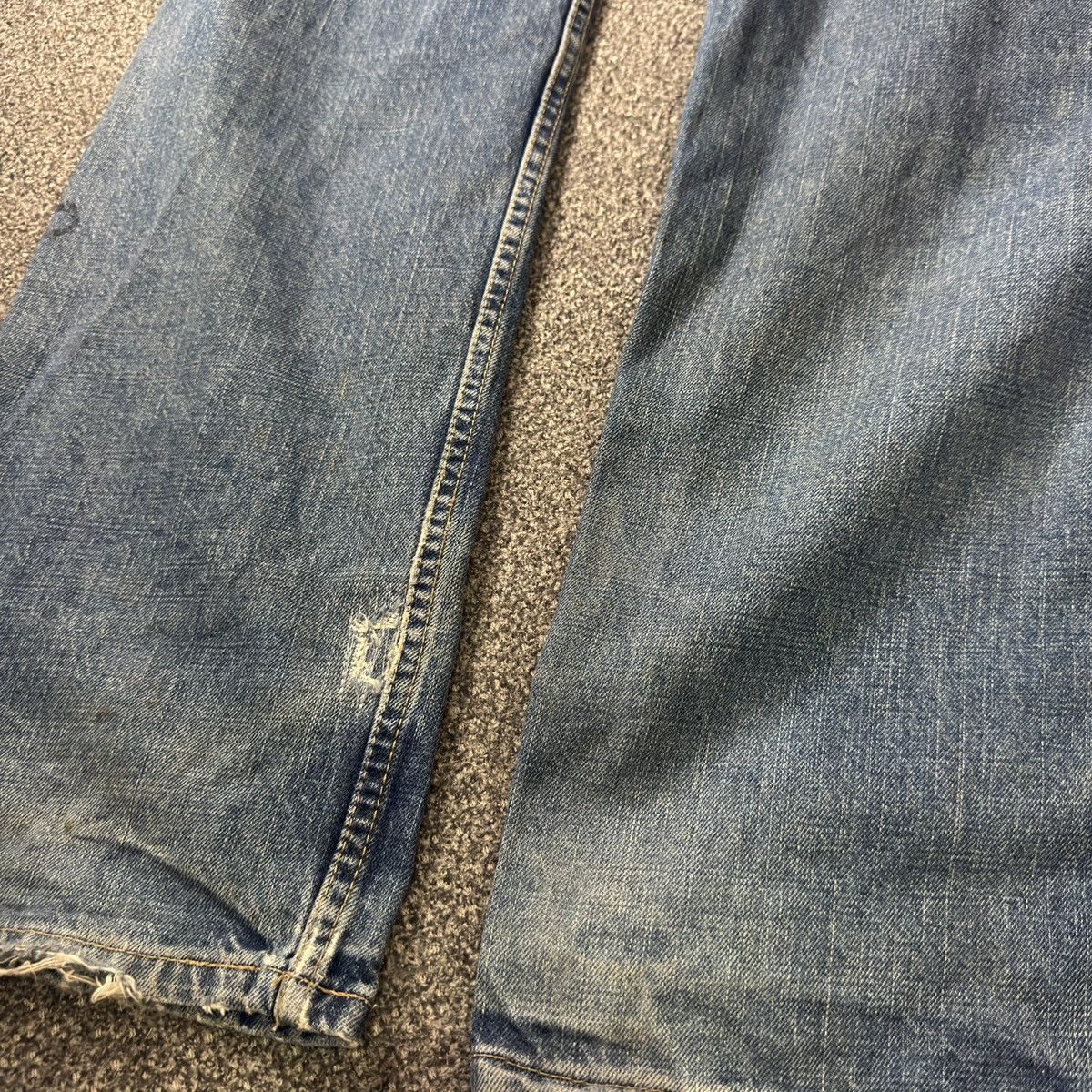 RRL Ralph Lauren Vintage Ralph Lauren C5 Freemont Carpenter Distressed Denim Size US 32 / EU 48 - 12 Thumbnail