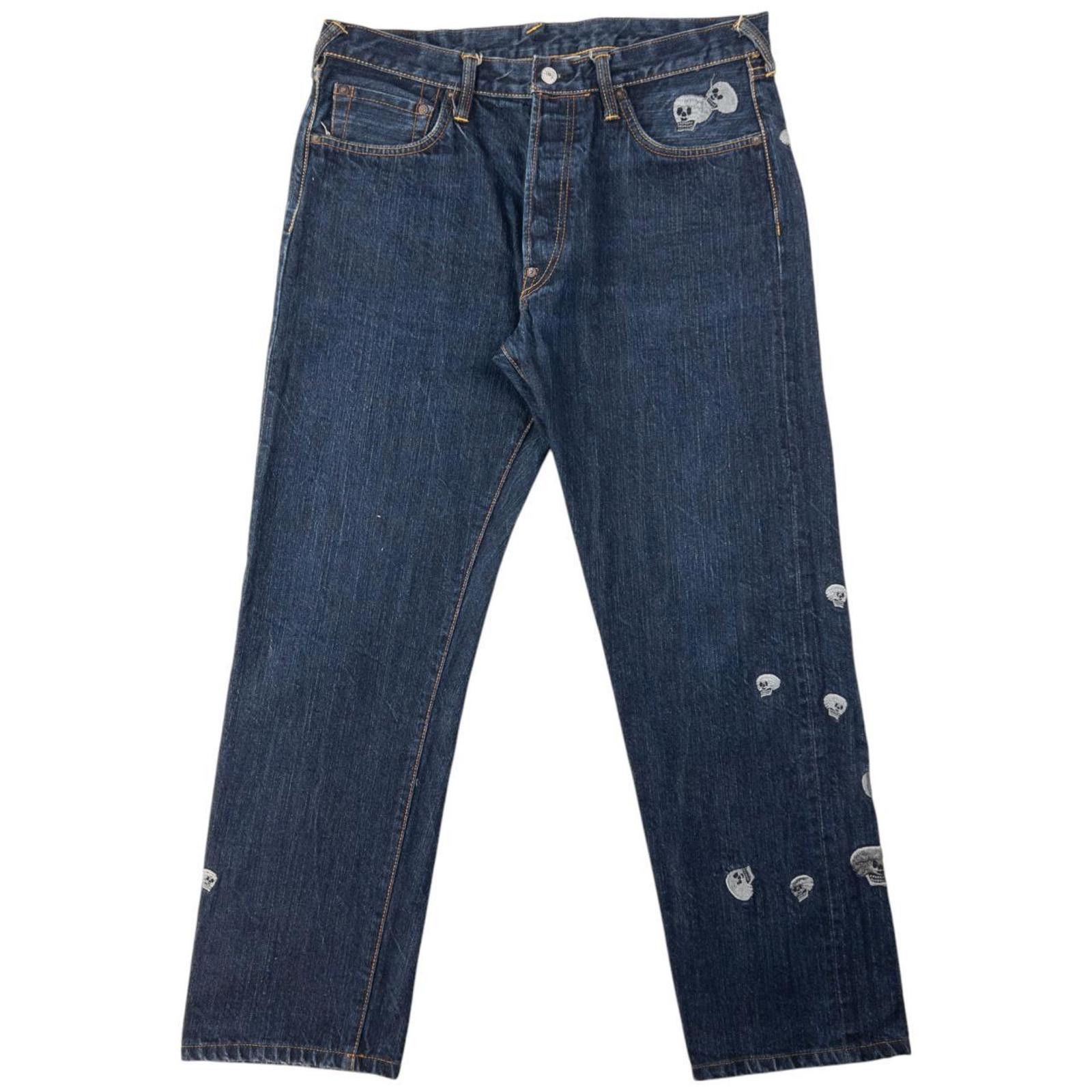 Evisu Vintage Evisu Skull Daicock Japanese Denim Jeans Size W35 Size US 36 / EU 52 - 4 Thumbnail