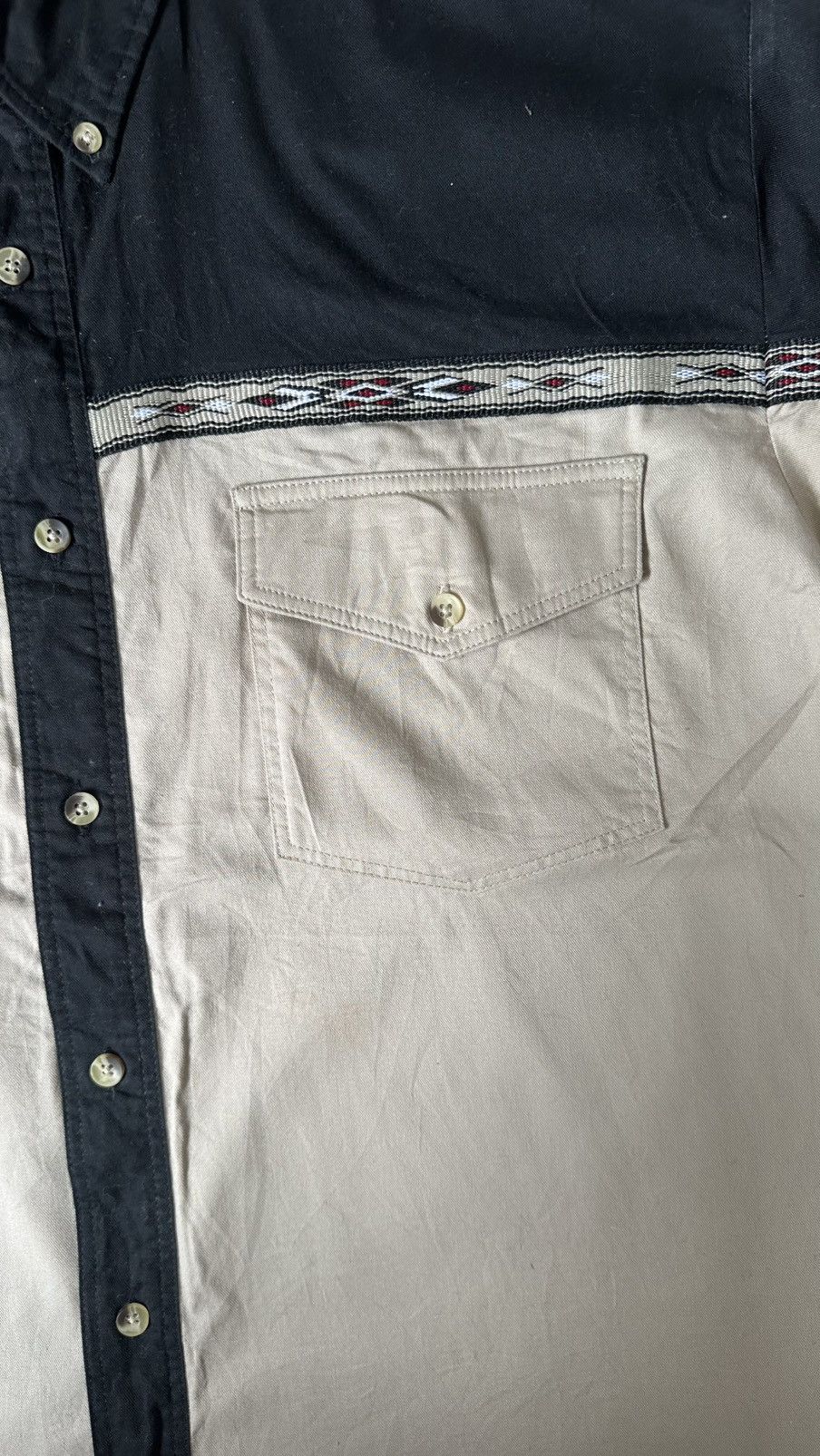 Wrangler VINTAGE WRANGLER WESTERN SHIRT NAVAJO Size US L / EU 52-54 / 3 - 3 Thumbnail