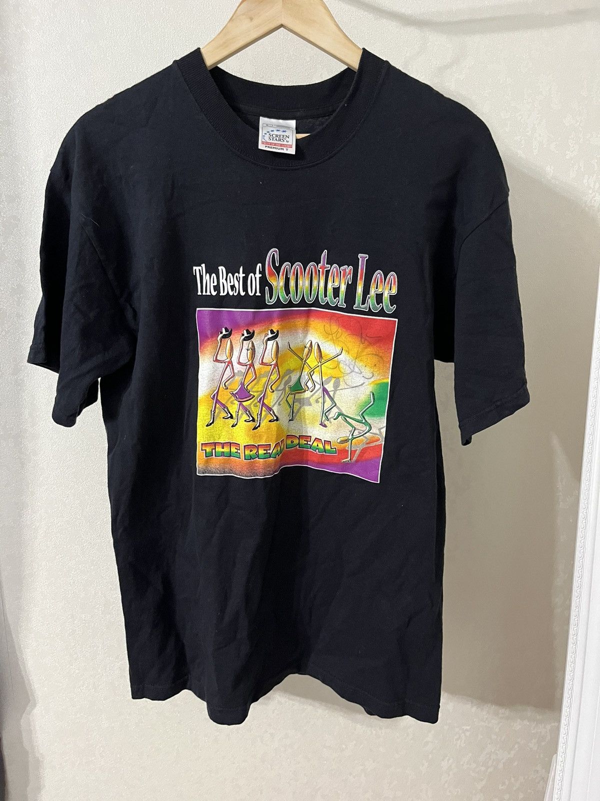 Other Scooter Lee x2 Vintage 90s T Shirts Signed Size US L / EU 52-54 / 3 - 1 Thumbnail