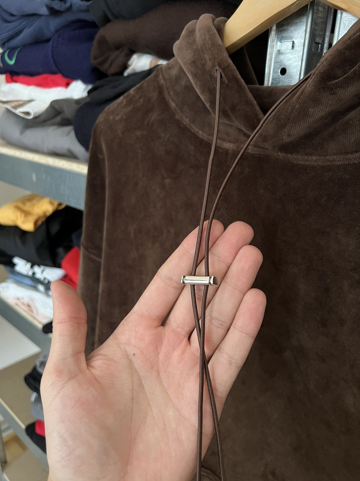 Represent Clo. Represent Clothing Velour Velvet Hoodie Brown Basic Size M Size US M / EU 48-50 / 2 - 3 Thumbnail