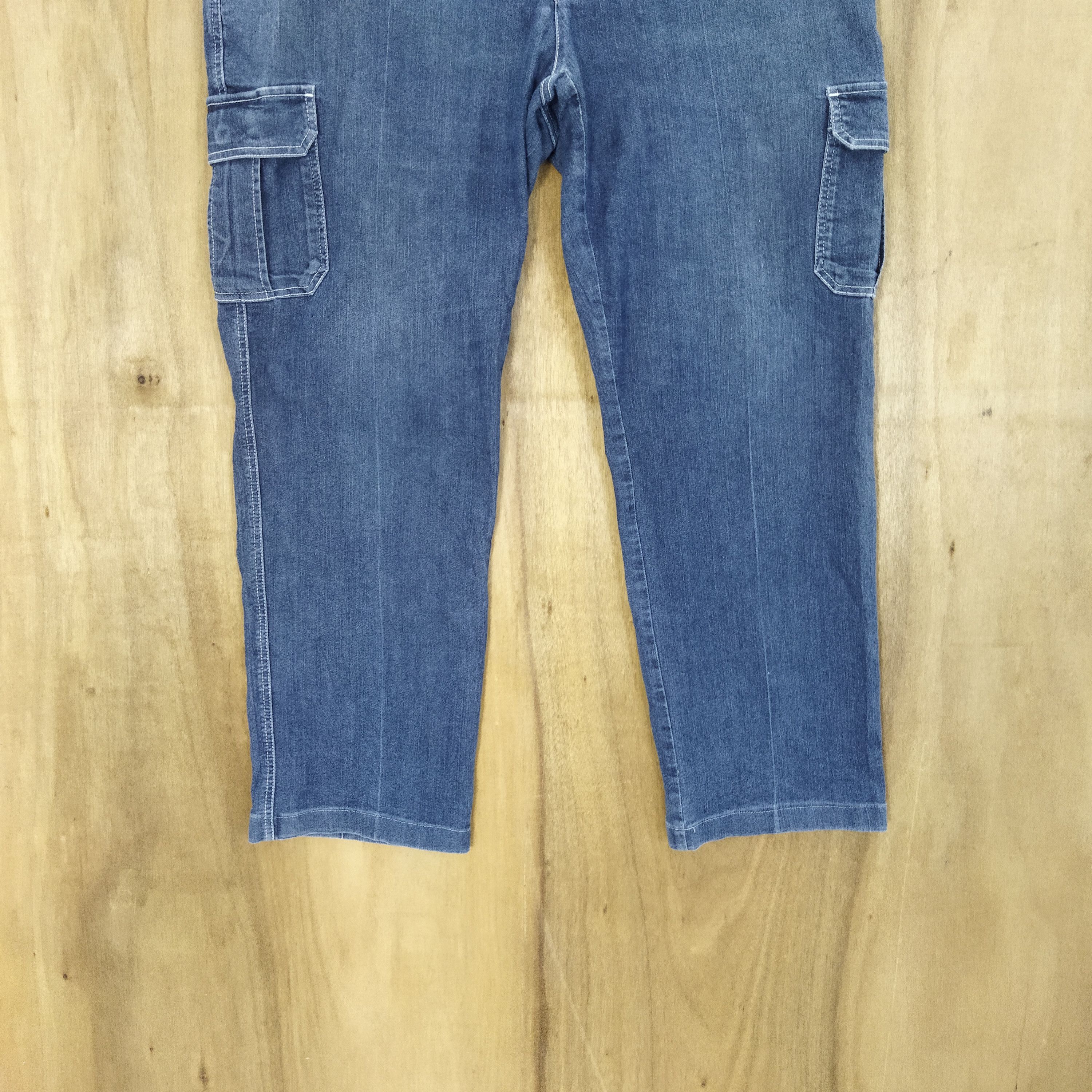 Japanese Brand JAPANESE BRAND BLUE CARGO PANTS Size US 38 / EU 54 - 3 Thumbnail