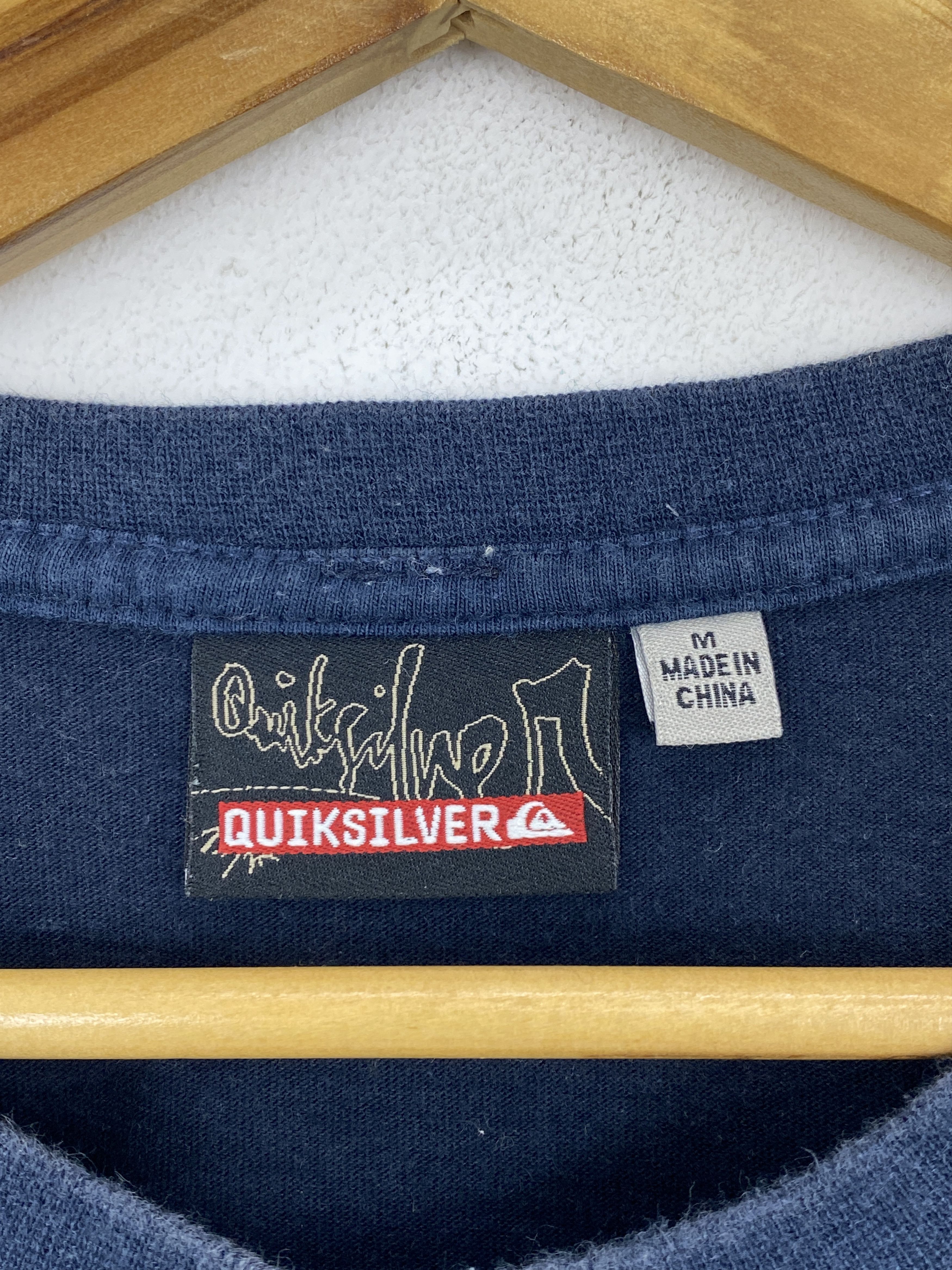 Quiksilver × Vintage Vintage 90s Quiksilver Surfing Crewneck T-Shirt TA0511 Size US M / EU 48-50 / 2 - 5 Thumbnail