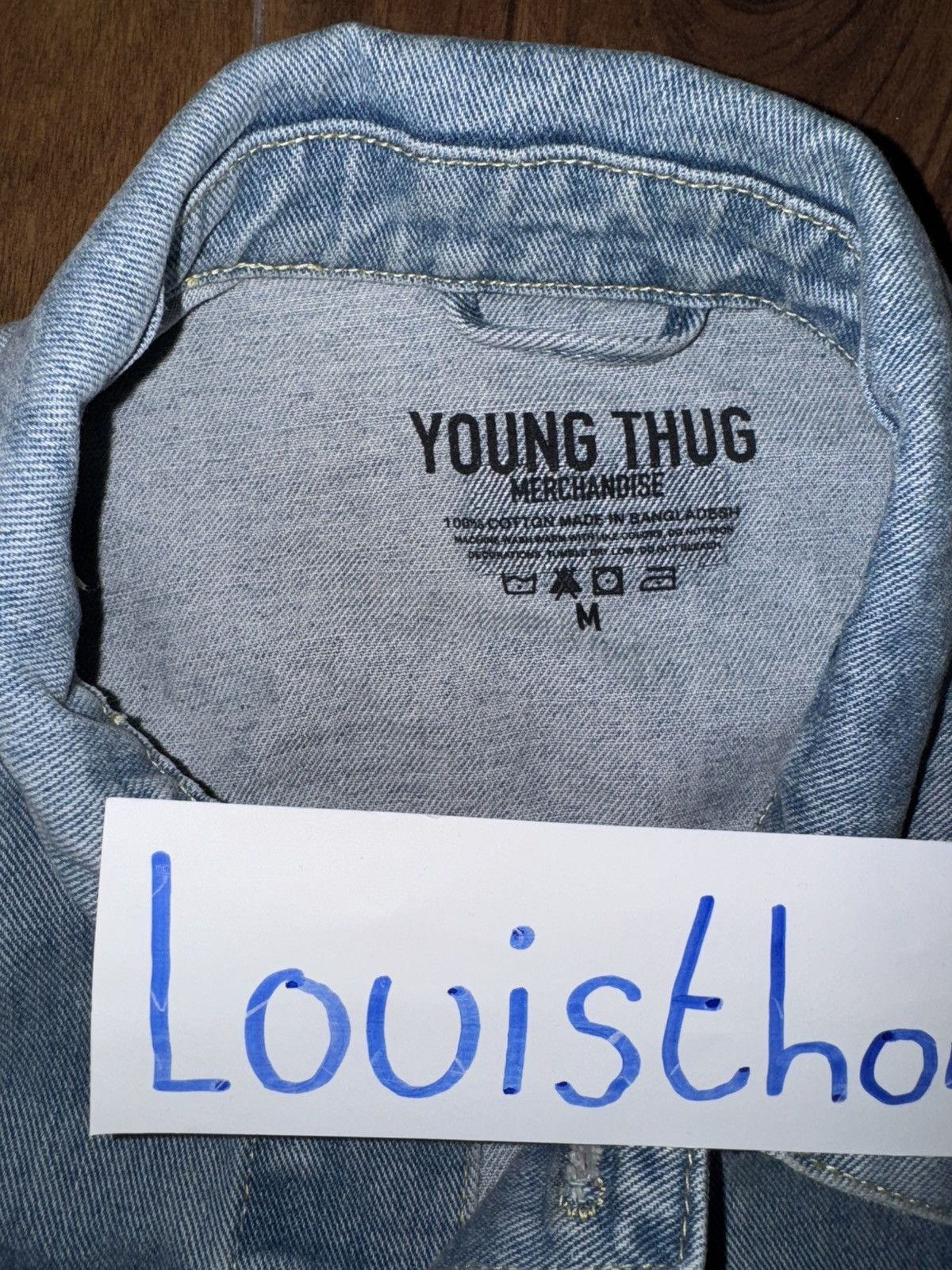 Young Thug Young Thug 2017 denim tour jacket + tote bag Size US M / EU 48-50 / 2 - 8 Thumbnail
