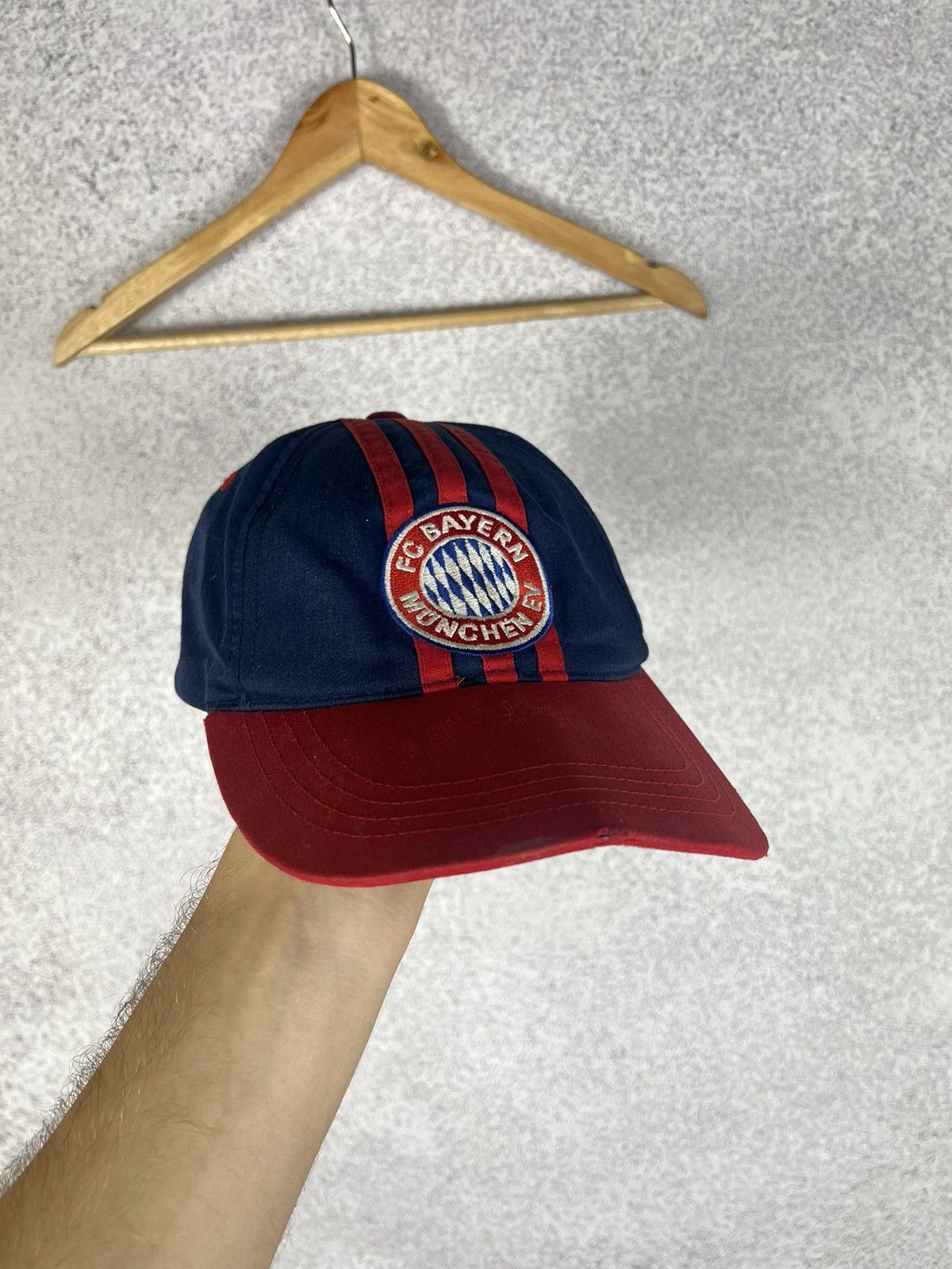 Adidas Vintage Adidas Bayern Munich Cap Soccer big Logo Size ONE SIZE - 1 Thumbnail