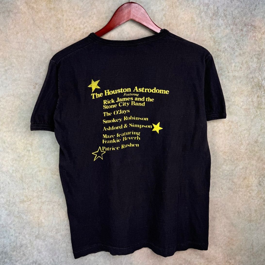 Vintage VTG 1981 SuperFest Rnb/Soul Concert T Shirt Sz L Black Size US L / EU 52-54 / 3 - 3 Thumbnail