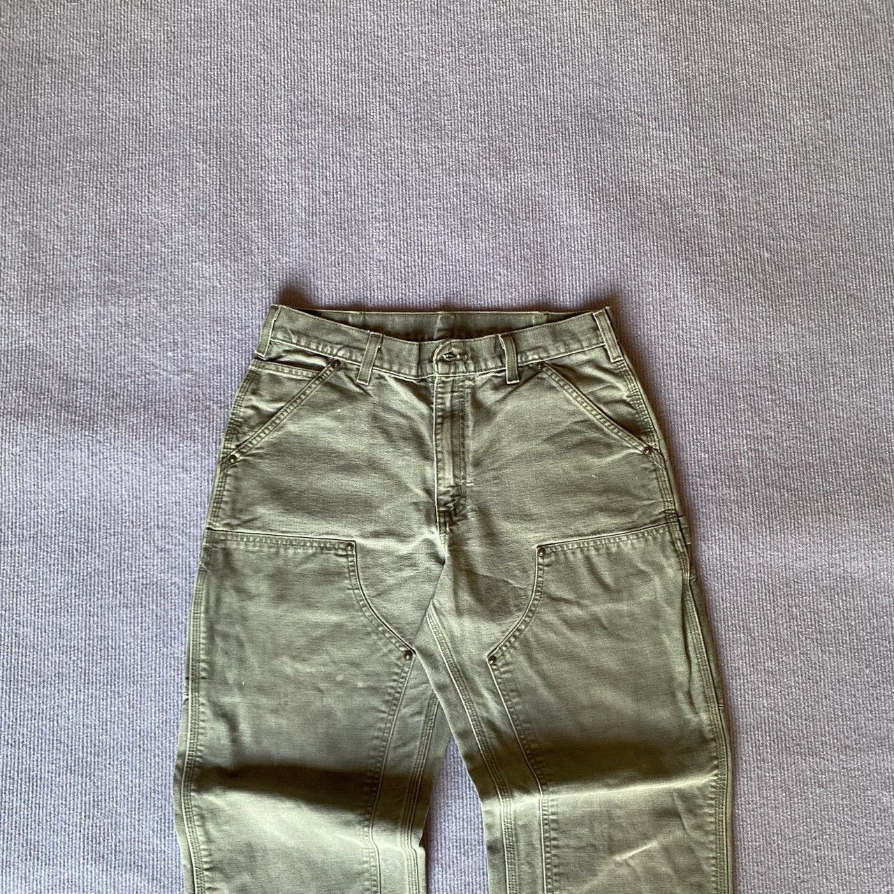 Carhartt × Vintage (32x30) Crazy Vintage Carhartt Double Knee B136 MOS Size US 32 / EU 48 - 3 Thumbnail