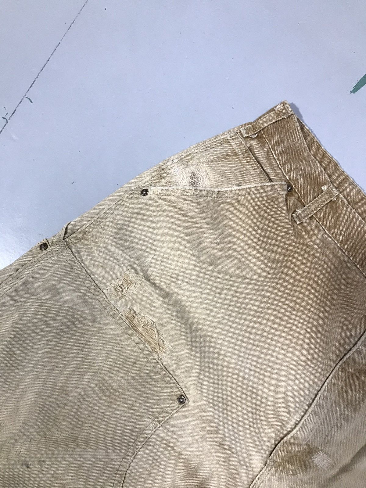 Carhartt Vintage Carhartt B01 BRN double knee workwear Size US 38 / EU 54 - 6 Thumbnail
