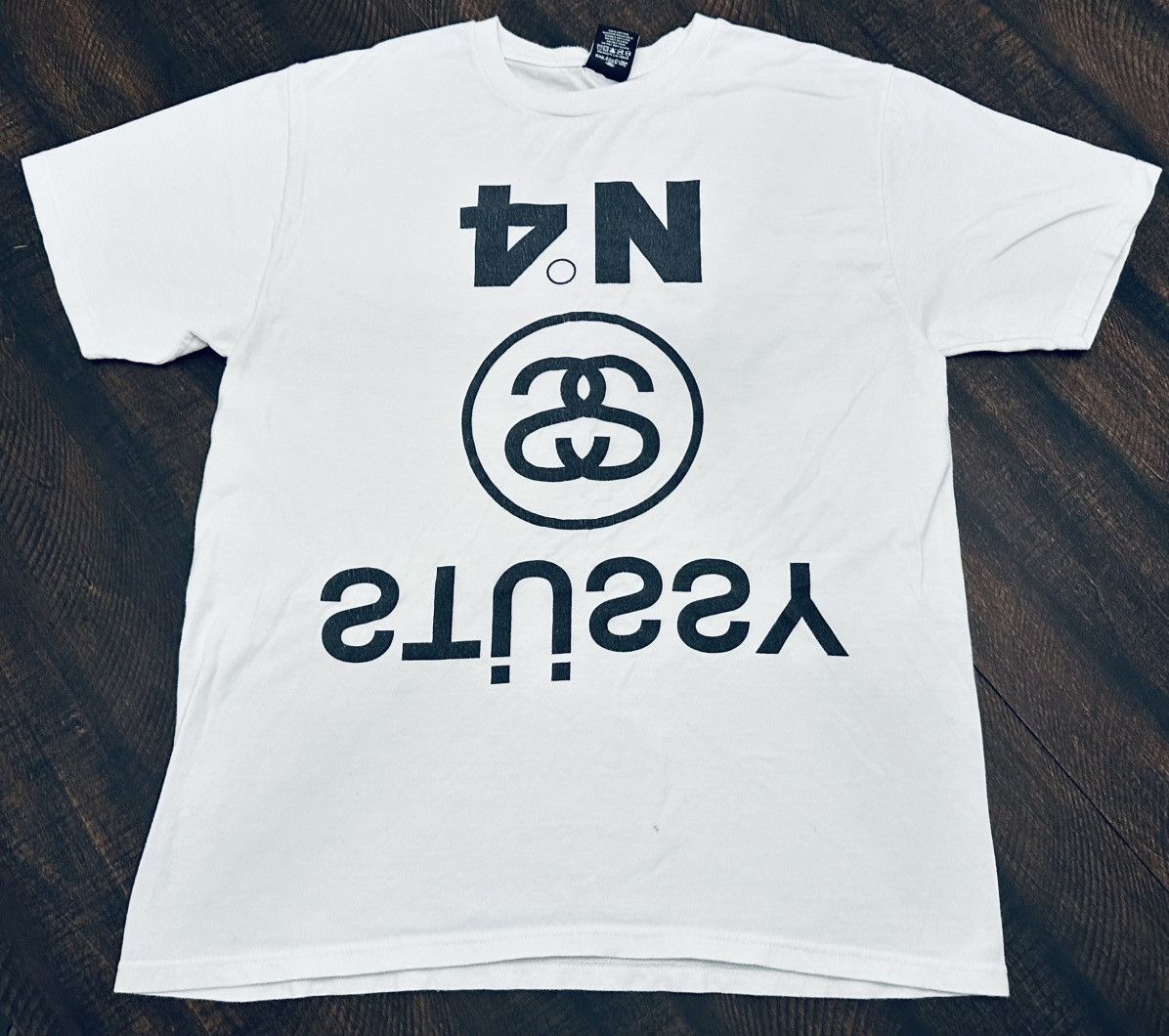 Stussy Stussy Upside Down Men’s T-Shirt-Size Medium Size US M / EU 48-50 / 2 - 1 Thumbnail