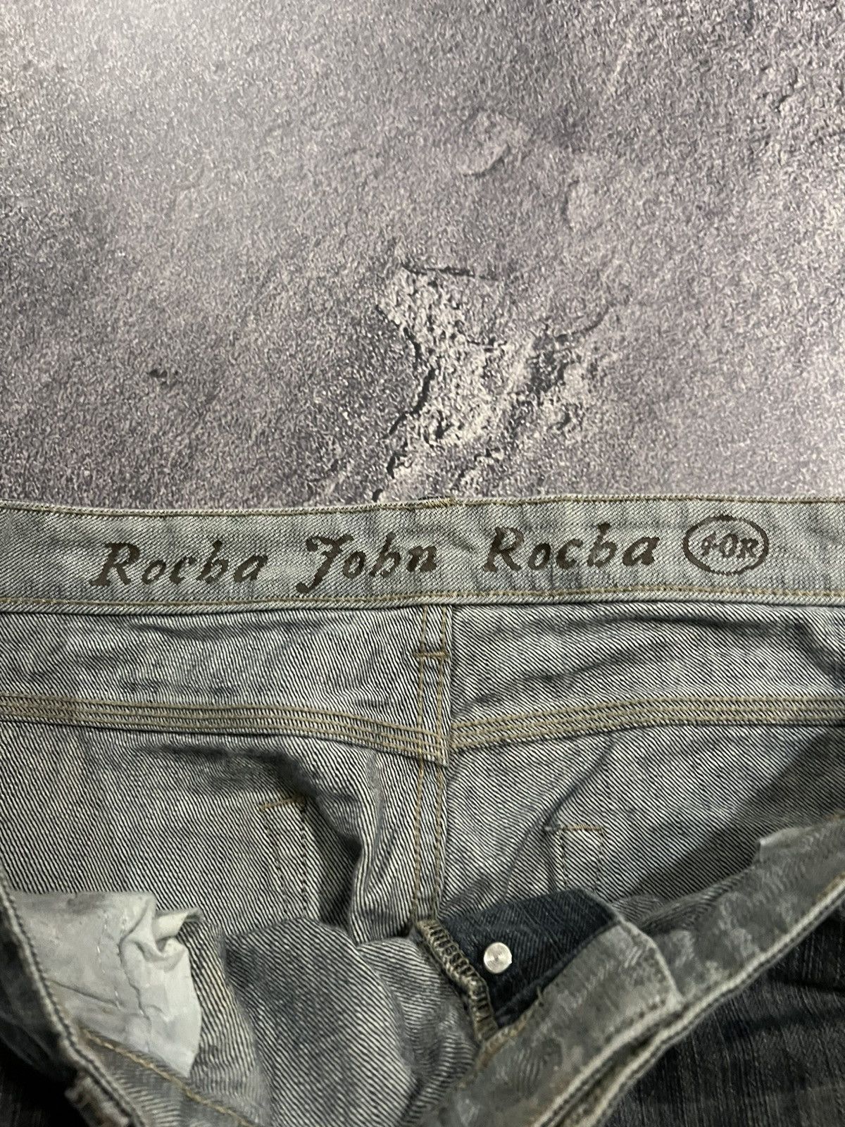 Vintage CRAZY Mega Baggy Darkwear Y2K Swag Jeans / Number Nine Style Size US 38 / EU 54 - 8 Thumbnail