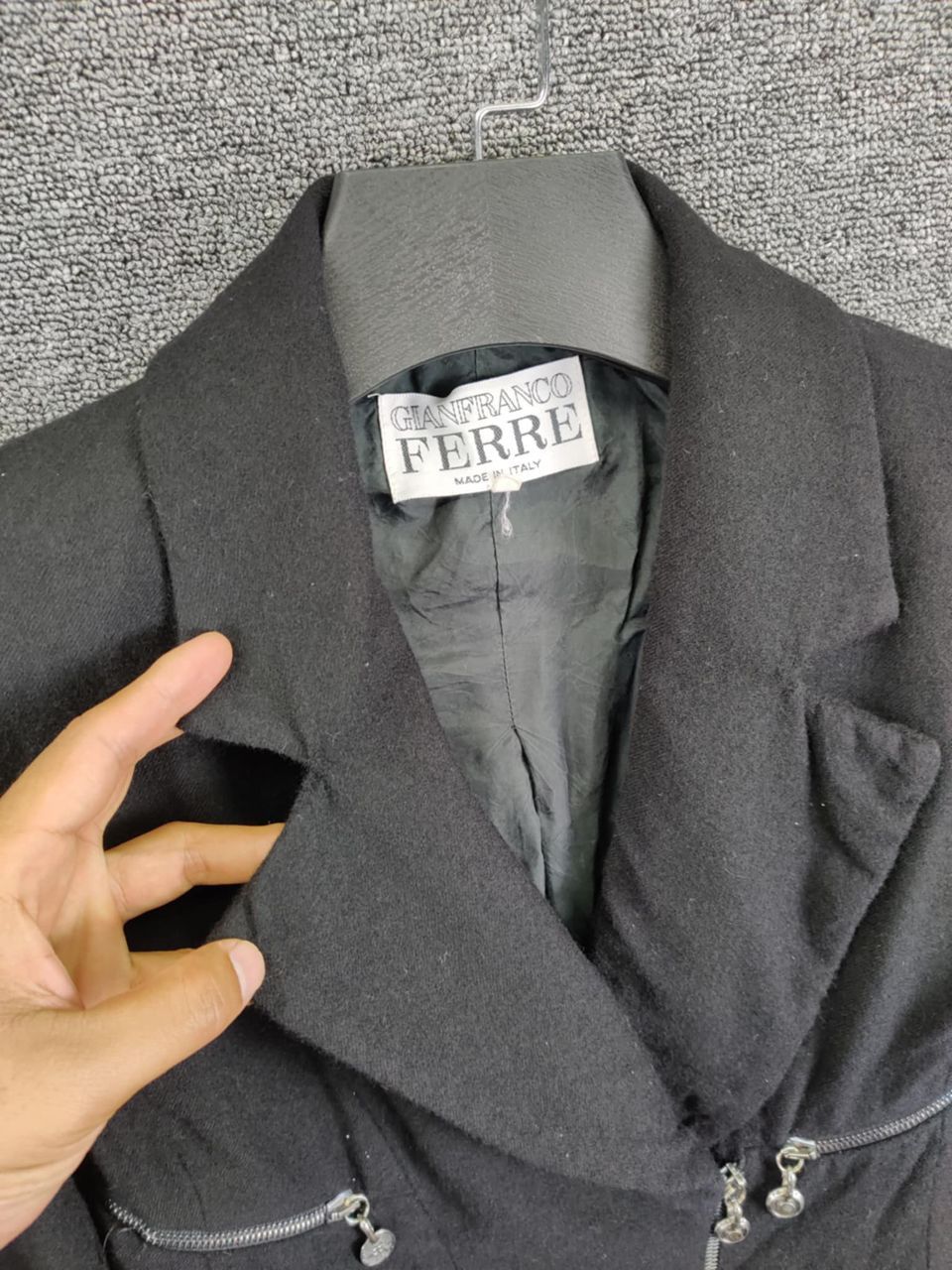 Gianfranco Ferre 90s Gianfranco Ferre Decorative Wool Blazer Style Jacket Size US S / EU 44-46 / 1 - 7 Thumbnail