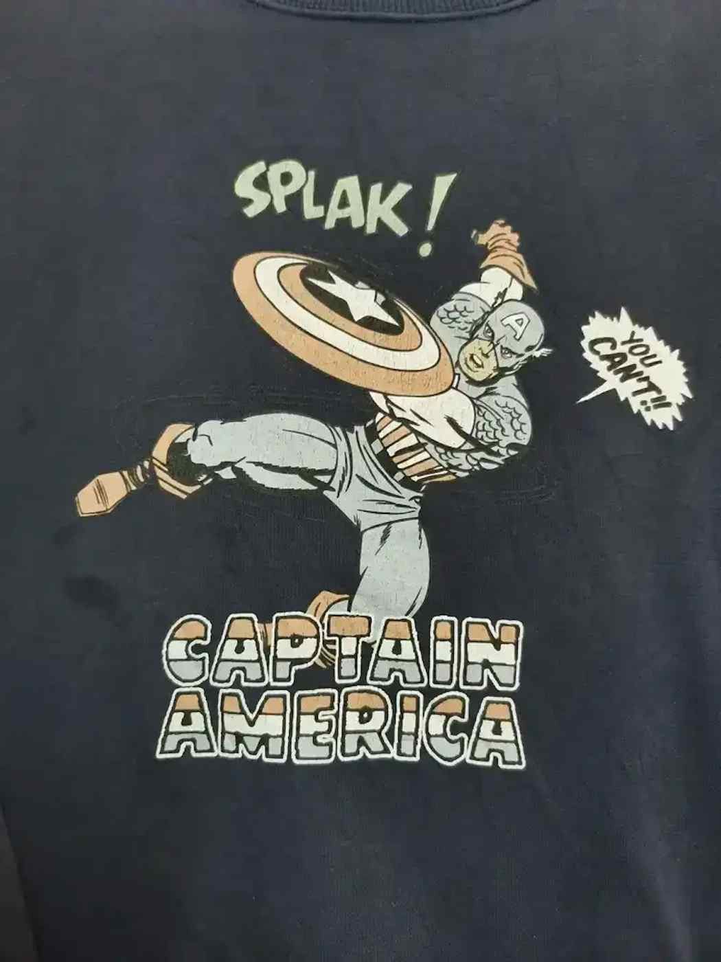 Marvel Comics Vintage Marvel Comics Captain America Big Logo Sweatshirt Size US M / EU 48-50 / 2 - 8 Thumbnail
