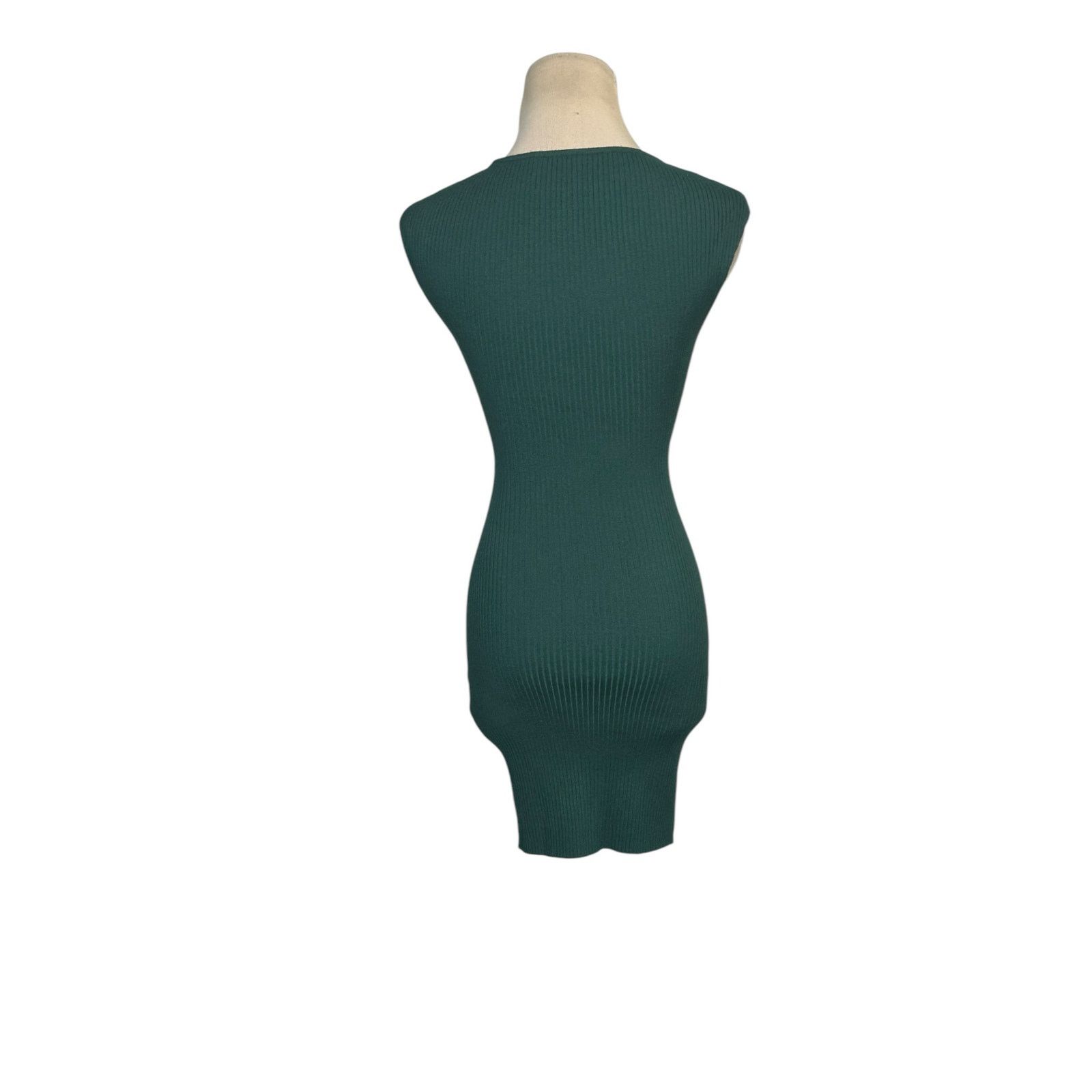 Aritzia Wilfred Green Cutout Bodycon Mini Dress size 2XS Size XXS / US 00 / IT 34 - 11 Thumbnail